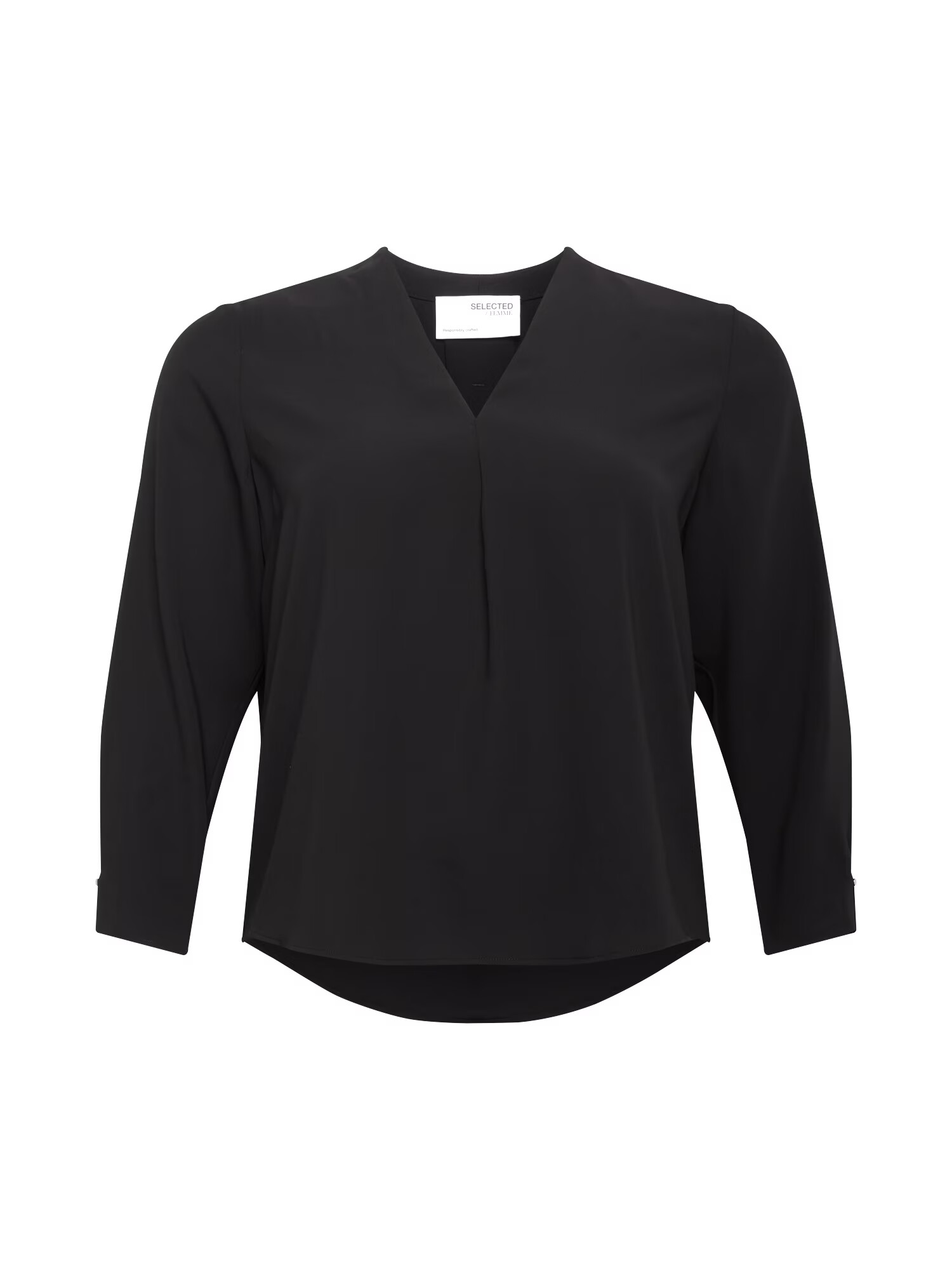 Selected Femme Curve Bluză negru - Pled.ro