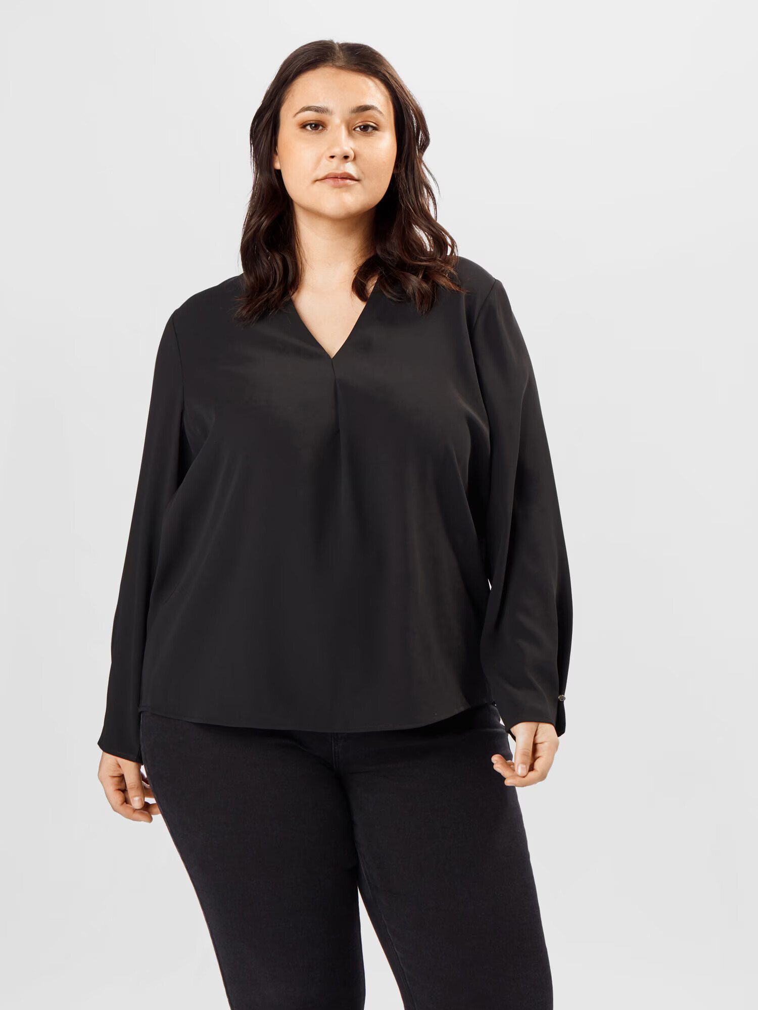 Selected Femme Curve Bluză negru - Pled.ro