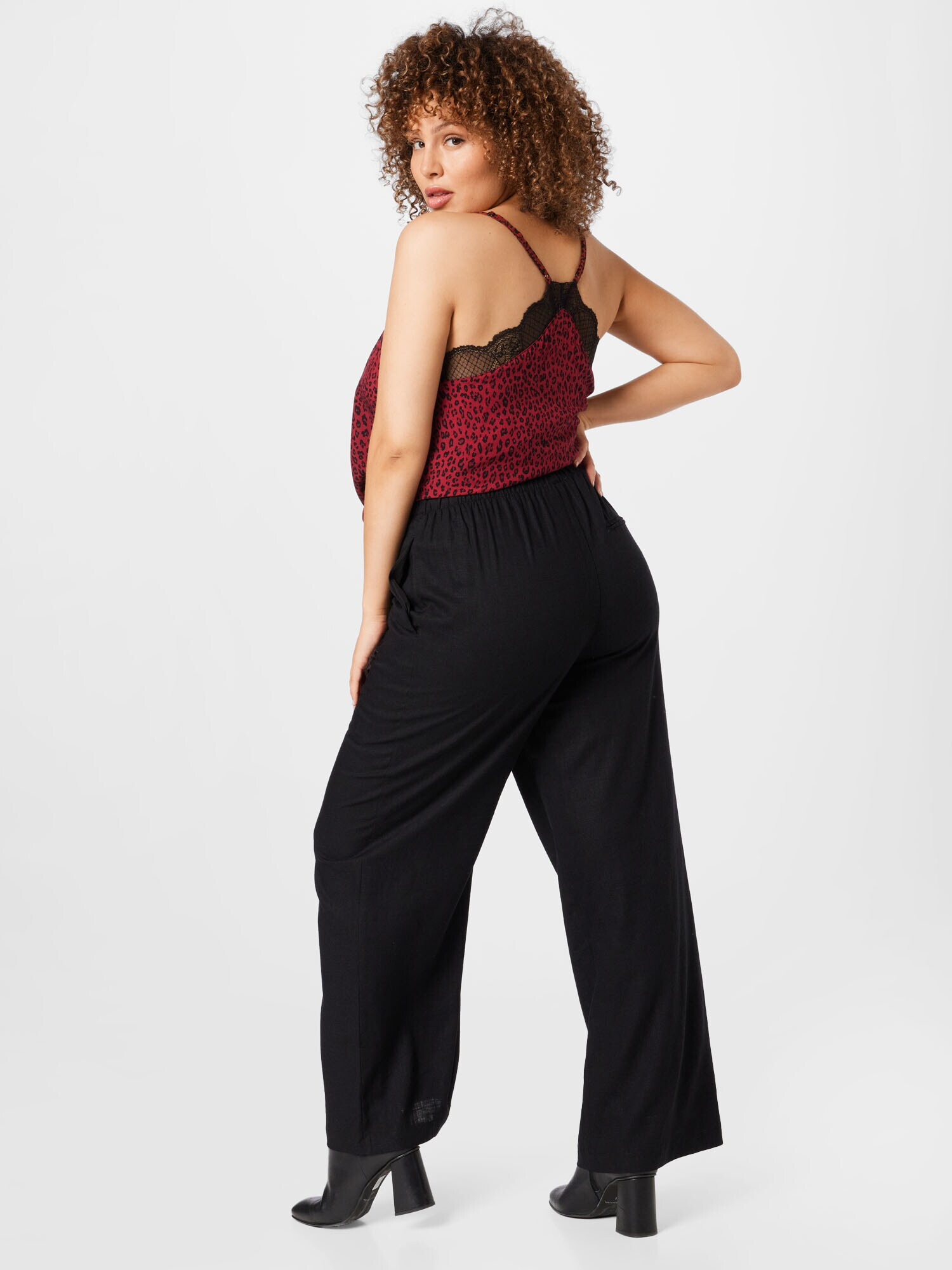 Selected Femme Curve Pantaloni 'Gulia' negru - Pled.ro