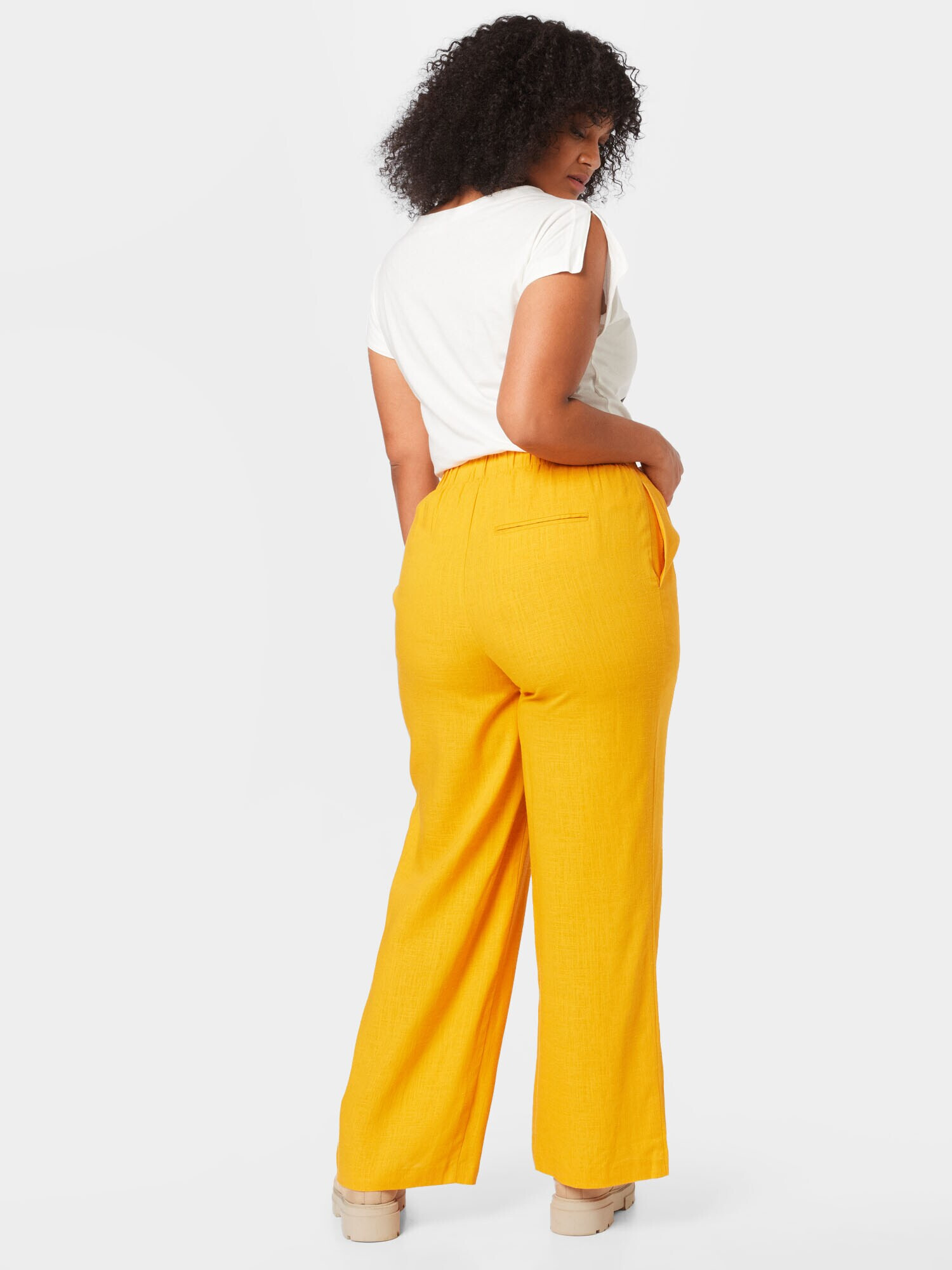 Selected Femme Curve Pantaloni 'GULIA' portocaliu - Pled.ro