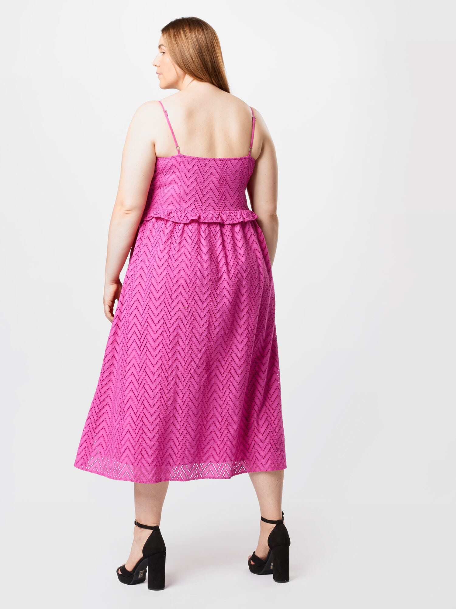 Selected Femme Curve Rochie de cocktail 'Kosa' fucsia - Pled.ro