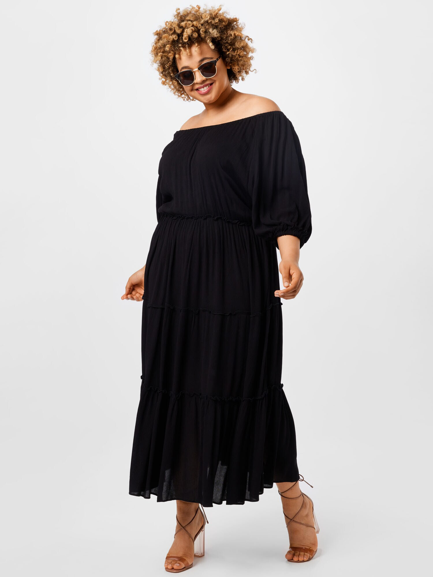 Selected Femme Curve Rochie 'KINORA' negru - Pled.ro