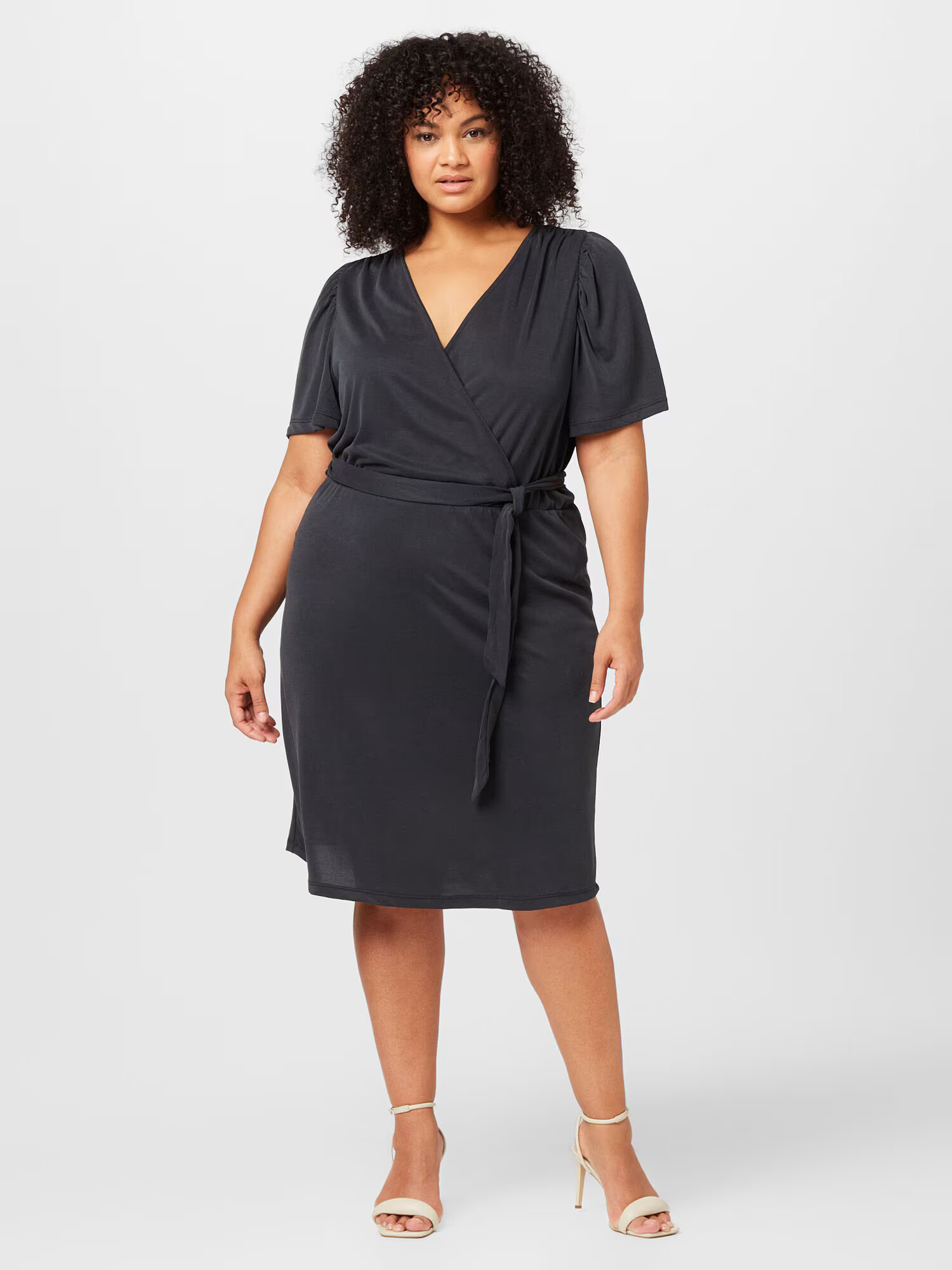 Selected Femme Curve Rochie 'LENIA' negru - Pled.ro