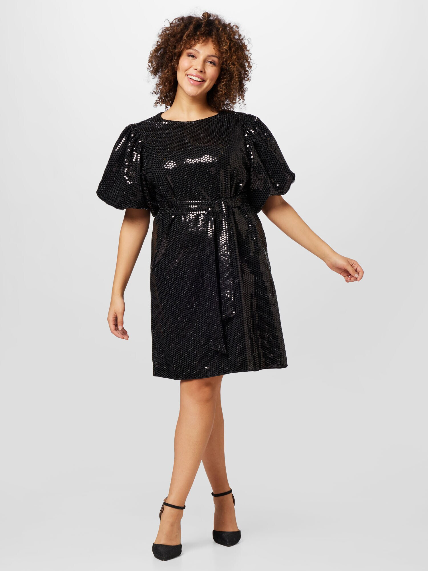 Selected Femme Curve Rochie negru - Pled.ro