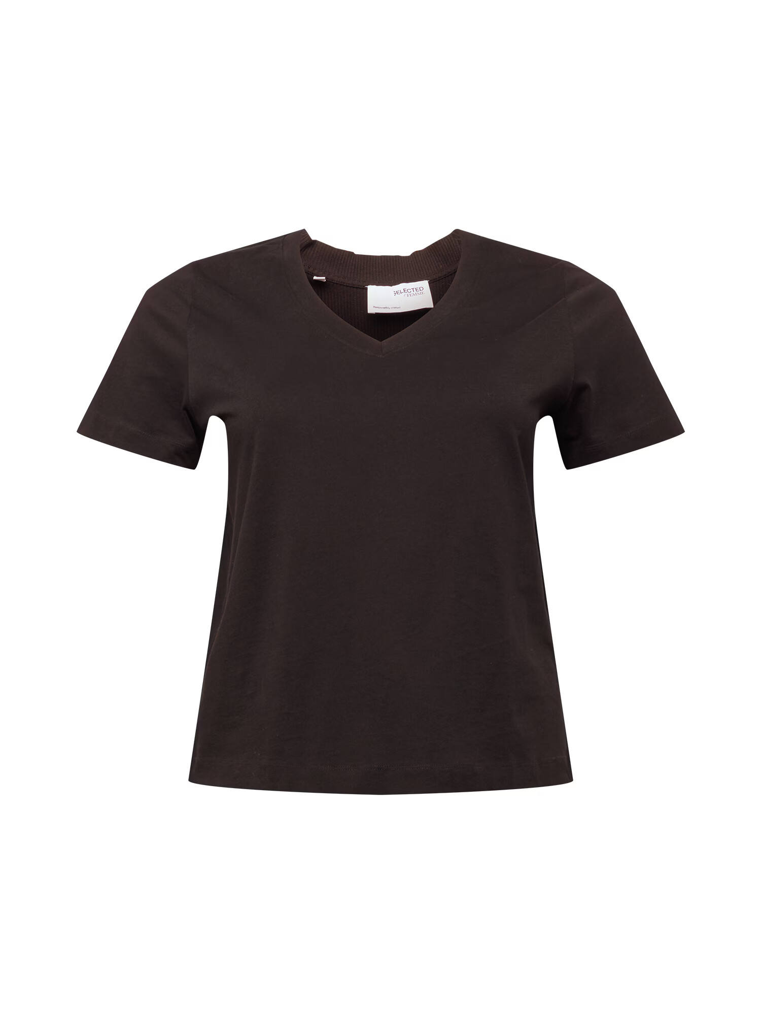 Selected Femme Curve Tricou 'Nanna' negru - Pled.ro