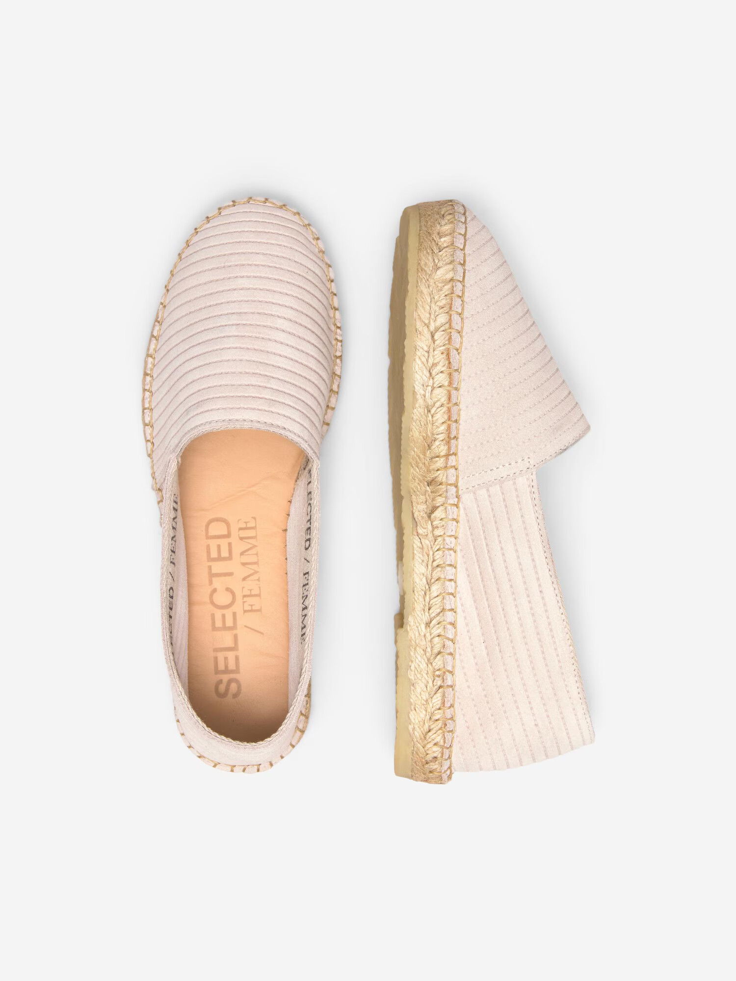 SELECTED FEMME Espadrile 'Ellen' gri - Pled.ro