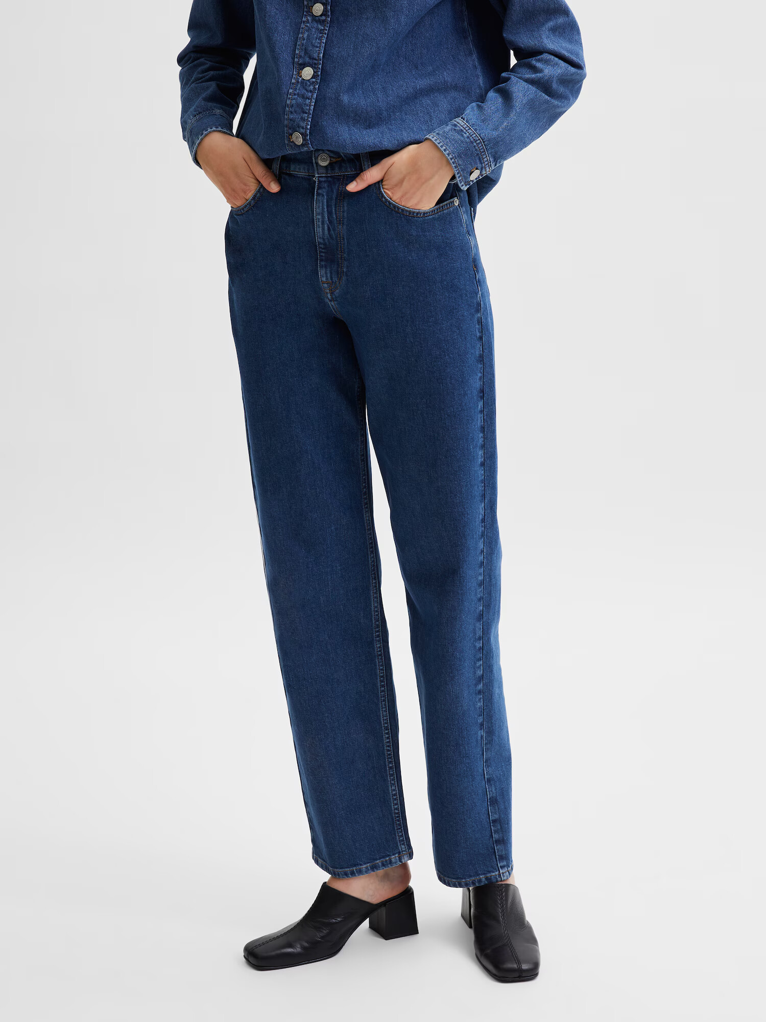 SELECTED FEMME Jeans 'Blair' albastru denim - Pled.ro