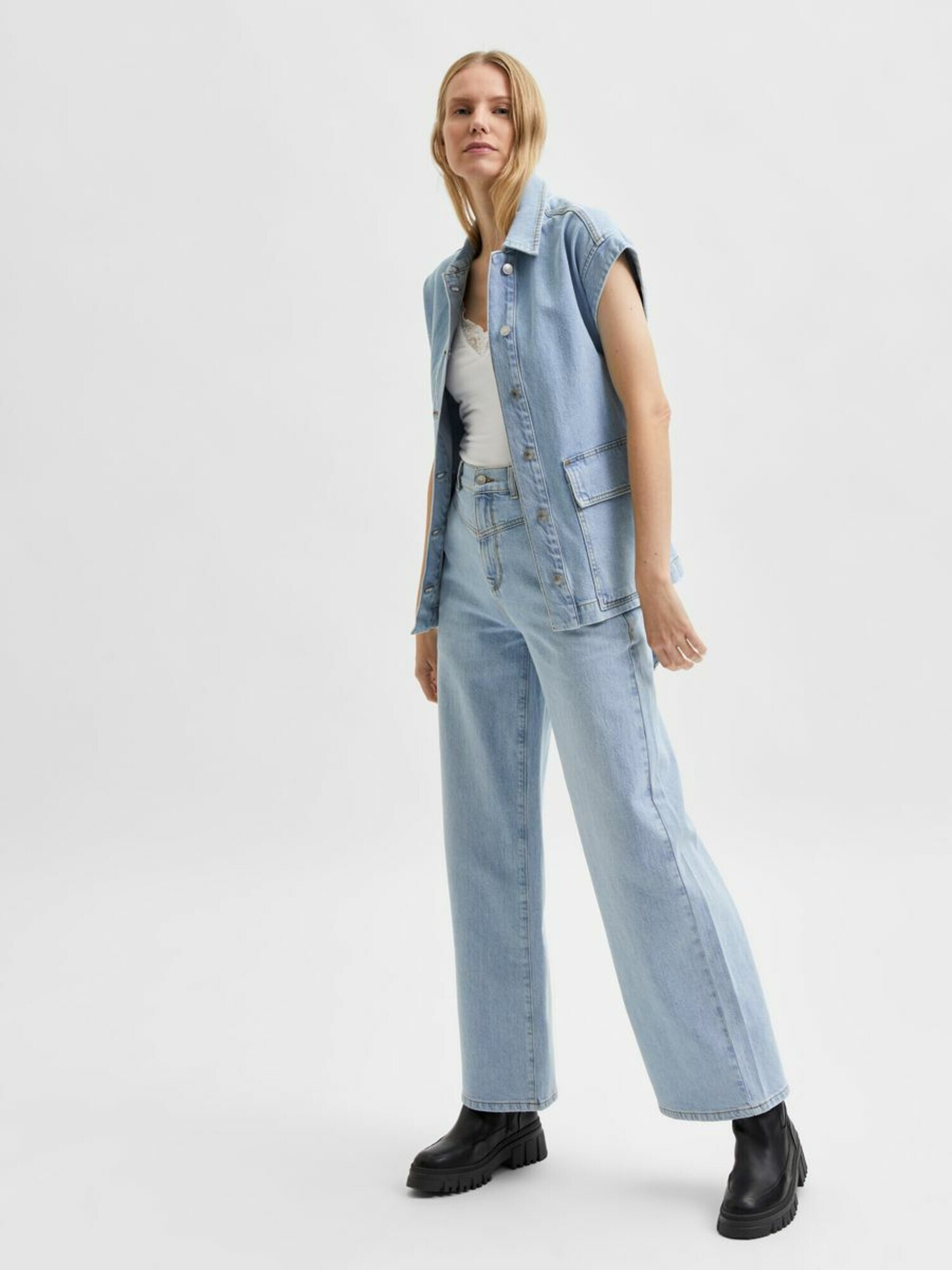 SELECTED FEMME Jeans 'Julia' albastru denim - Pled.ro