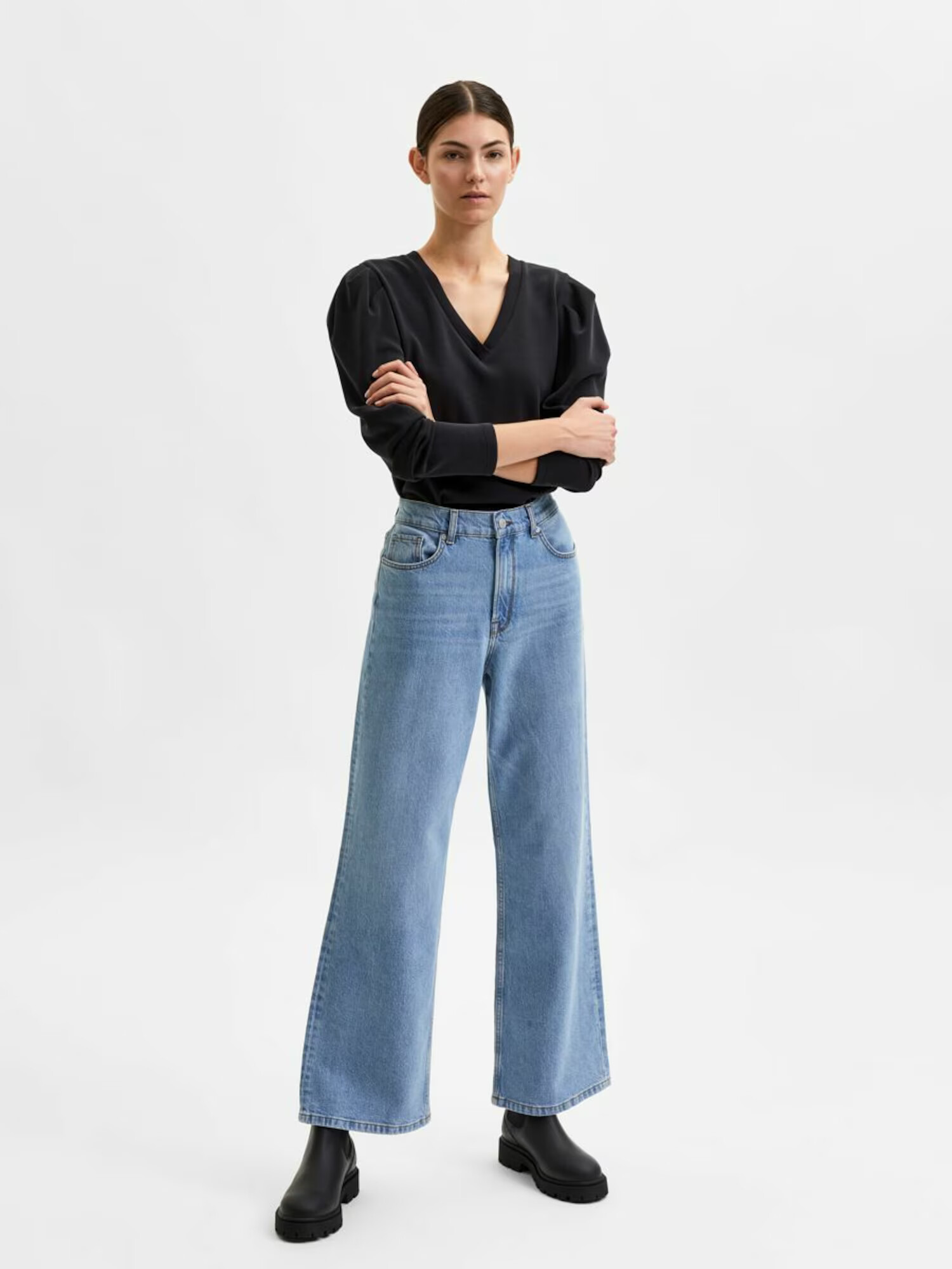 SELECTED FEMME Jeans 'Katie' albastru denim - Pled.ro