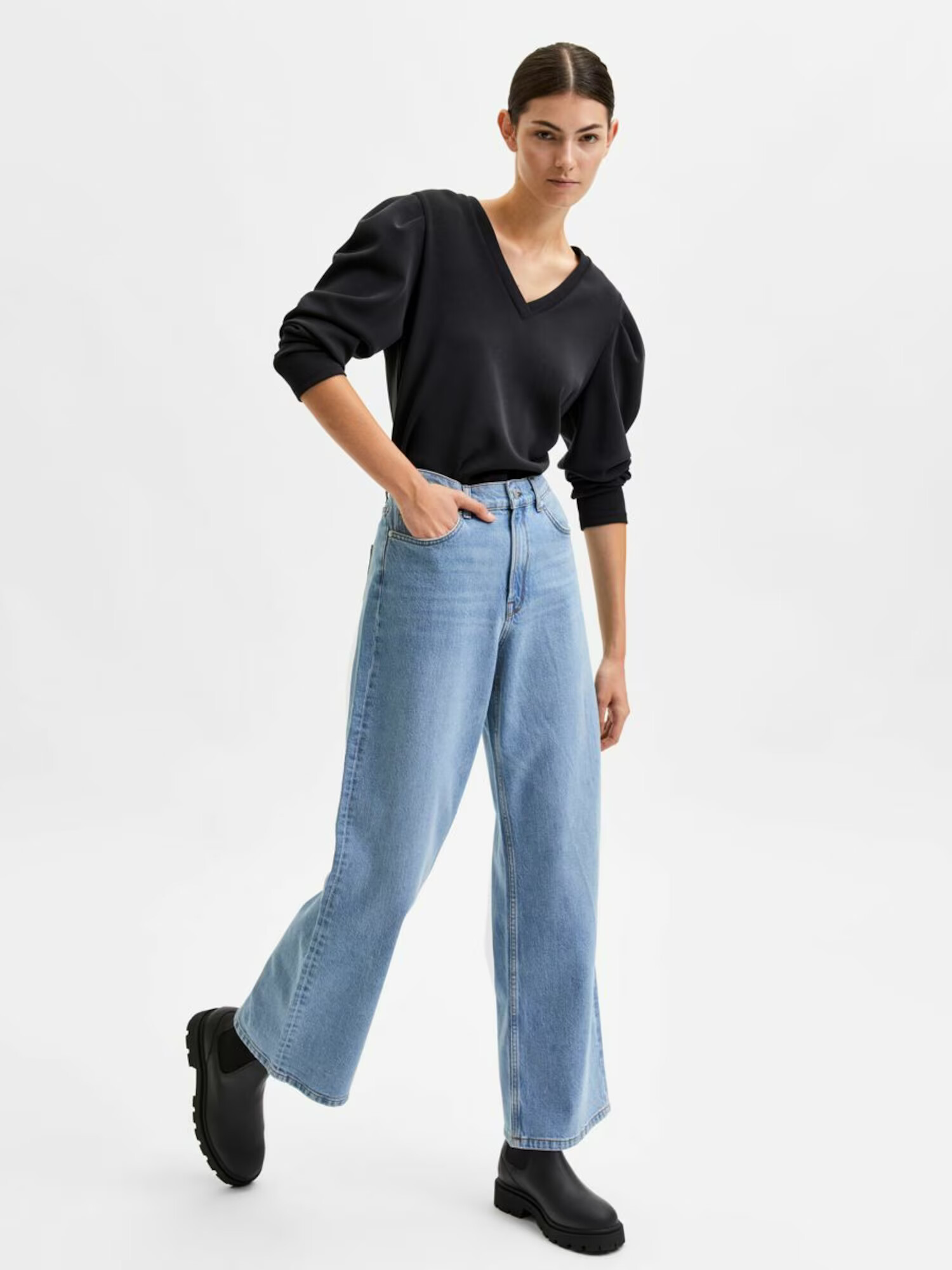 SELECTED FEMME Jeans 'Katie' albastru denim - Pled.ro