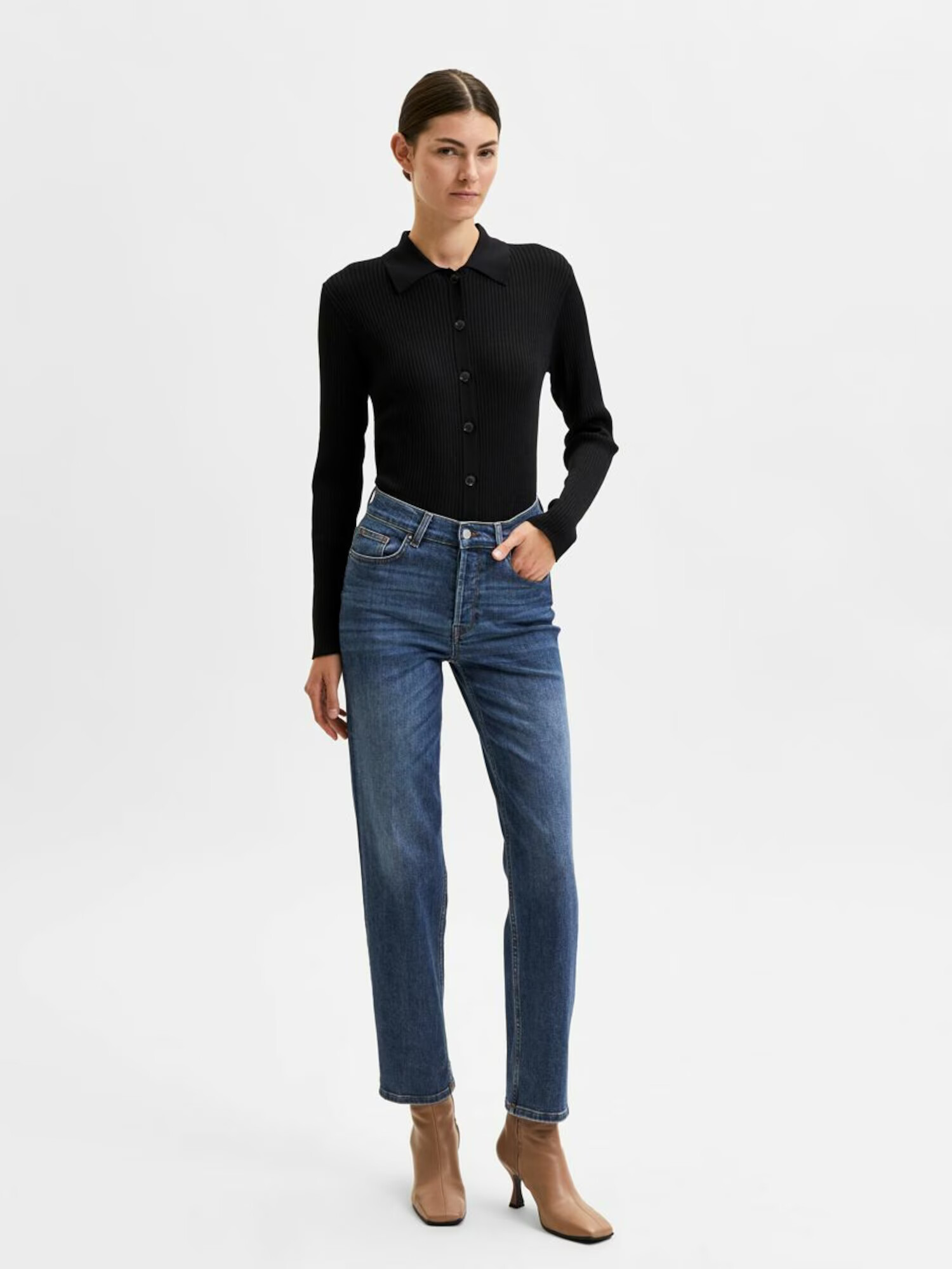 SELECTED FEMME Jeans 'Marie' albastru gențiană - Pled.ro