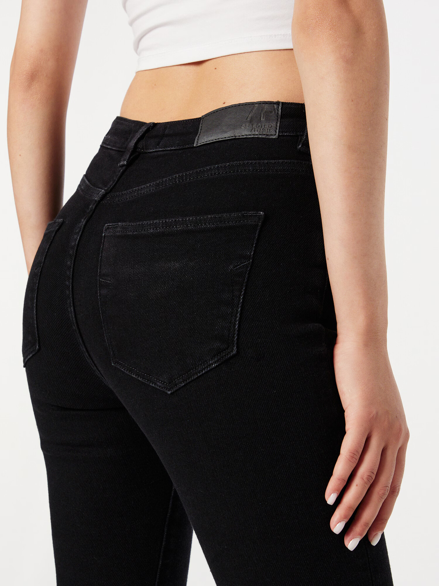 SELECTED FEMME Jeans negru - Pled.ro