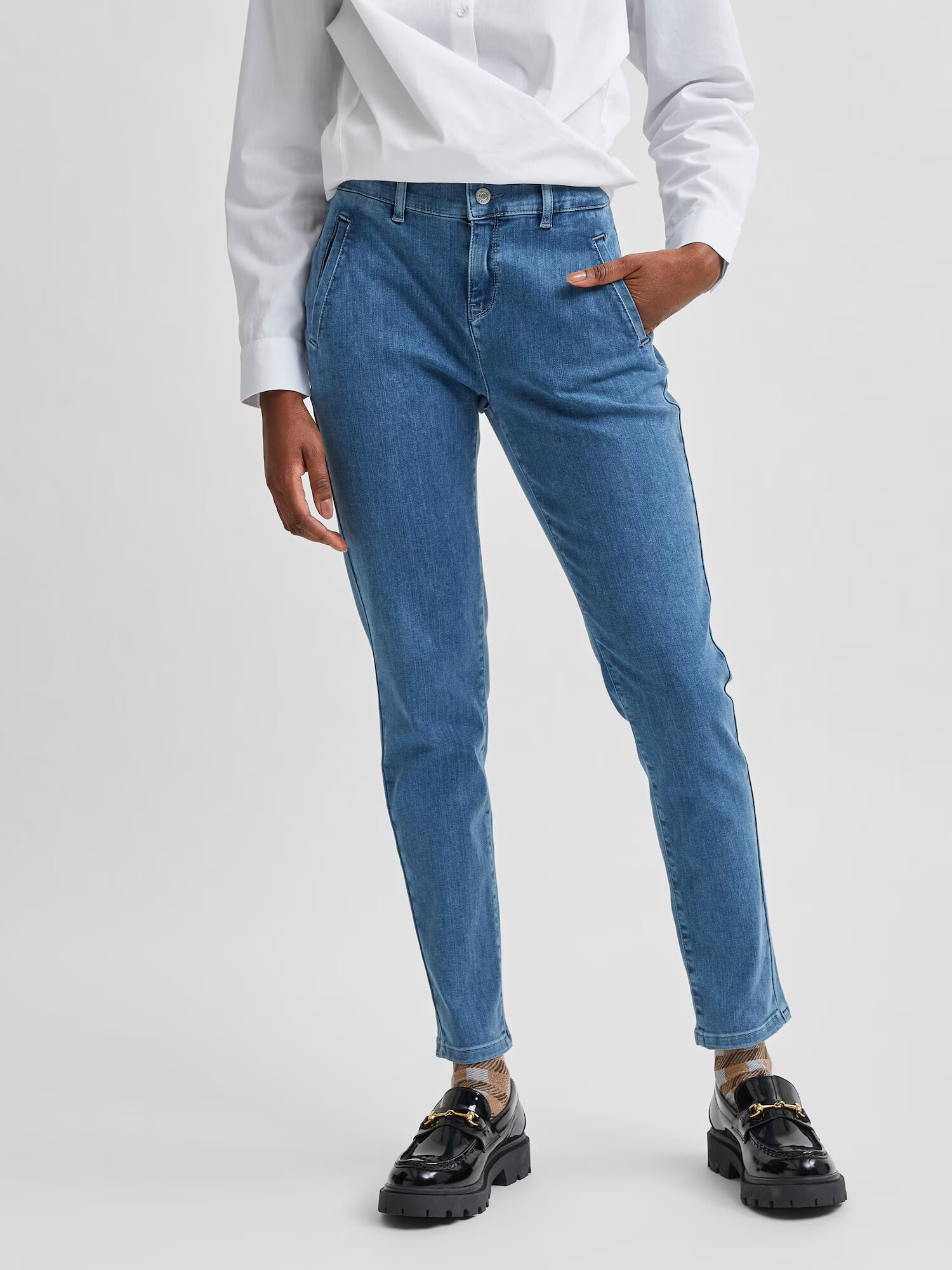 SELECTED FEMME Jeans 'SLFTUNJA' albastru - Pled.ro