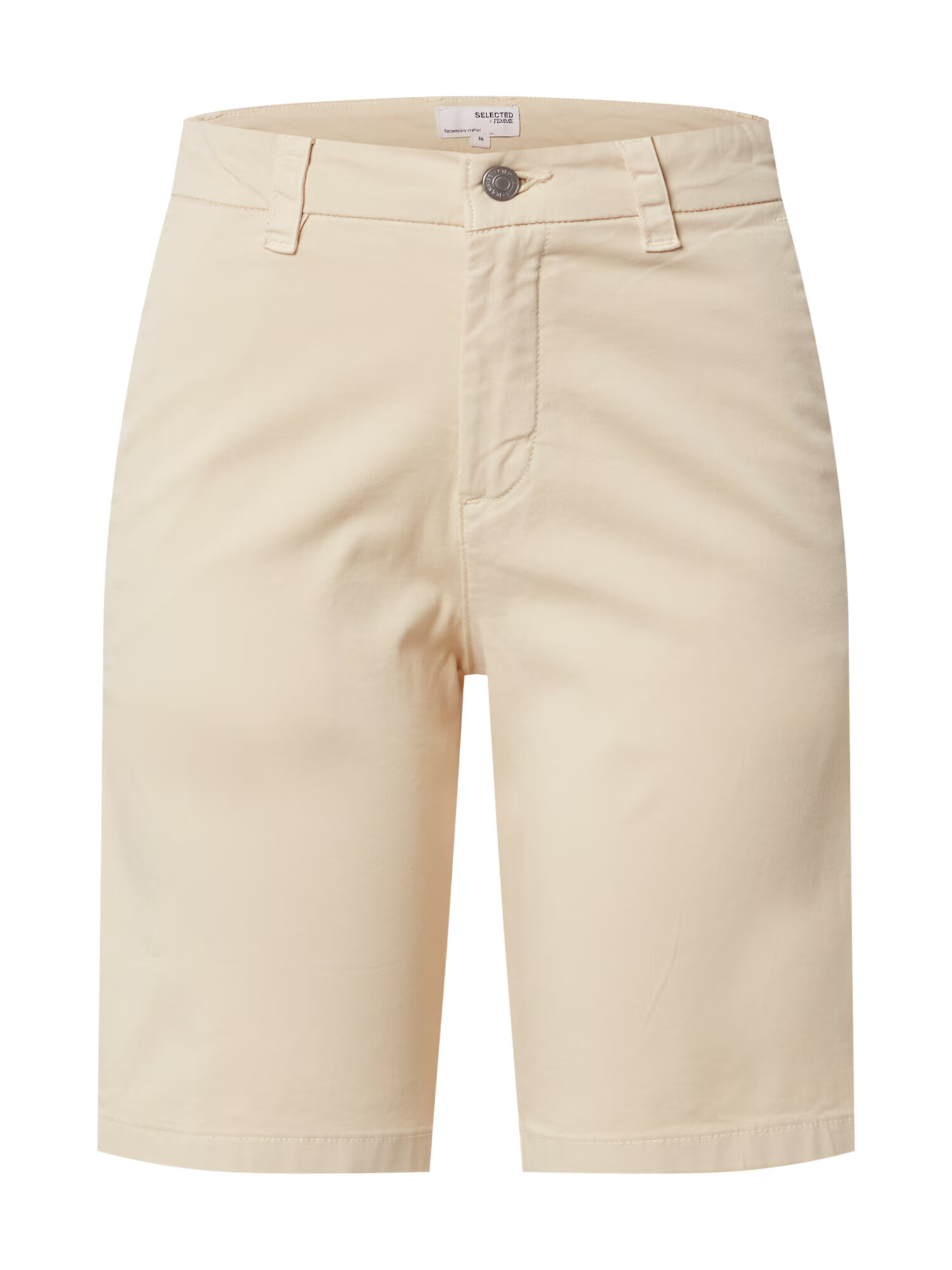 SELECTED FEMME Pantaloni crem - Pled.ro