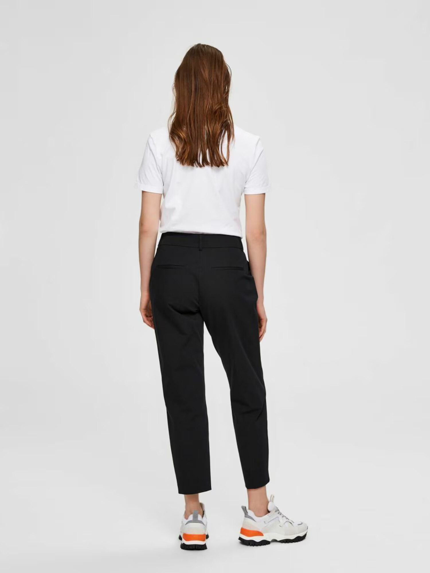 SELECTED FEMME Pantaloni cu dungă 'Ria' negru - Pled.ro