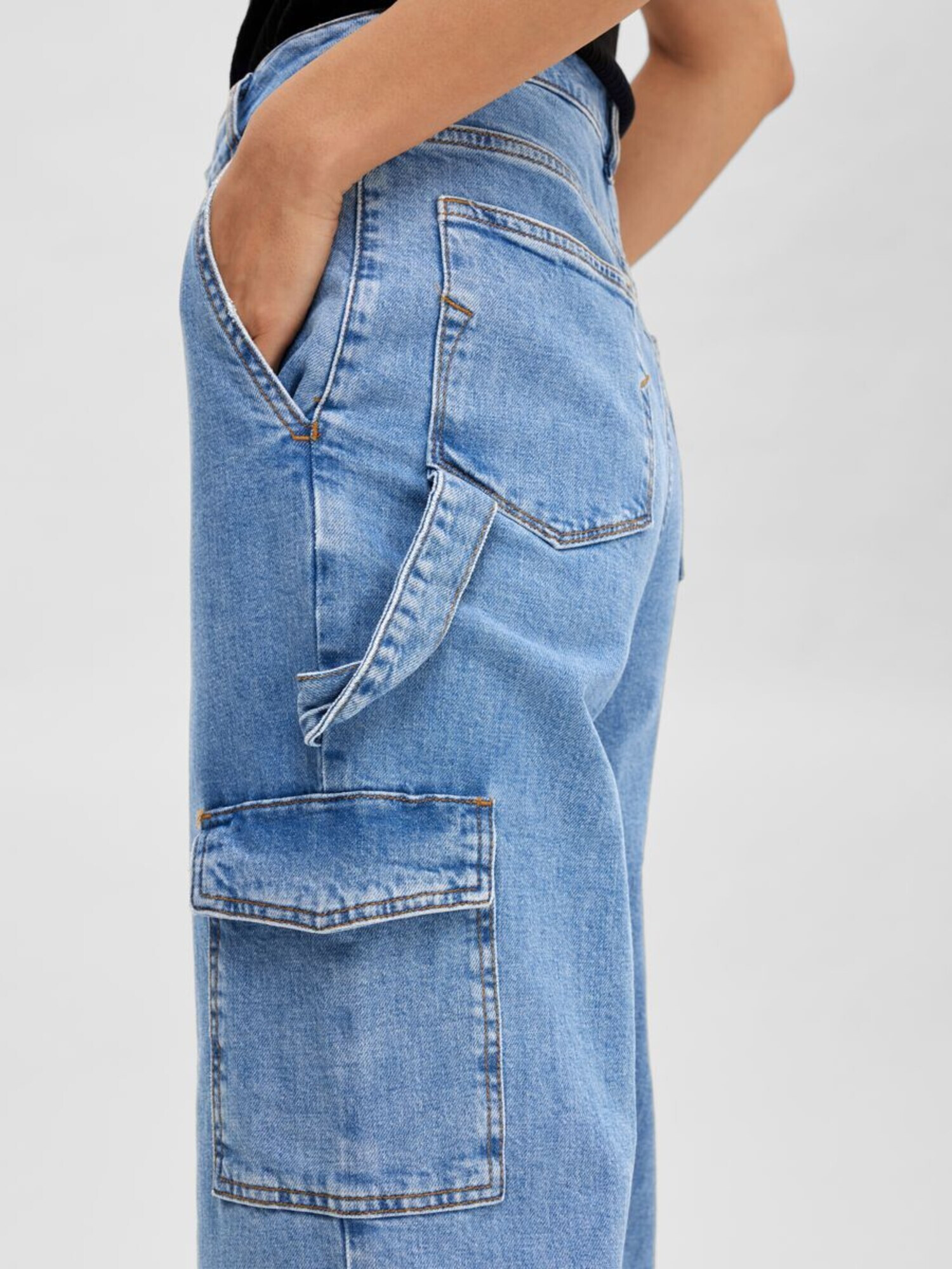 SELECTED FEMME Pantaloni eleganți 'BETTY' albastru denim - Pled.ro