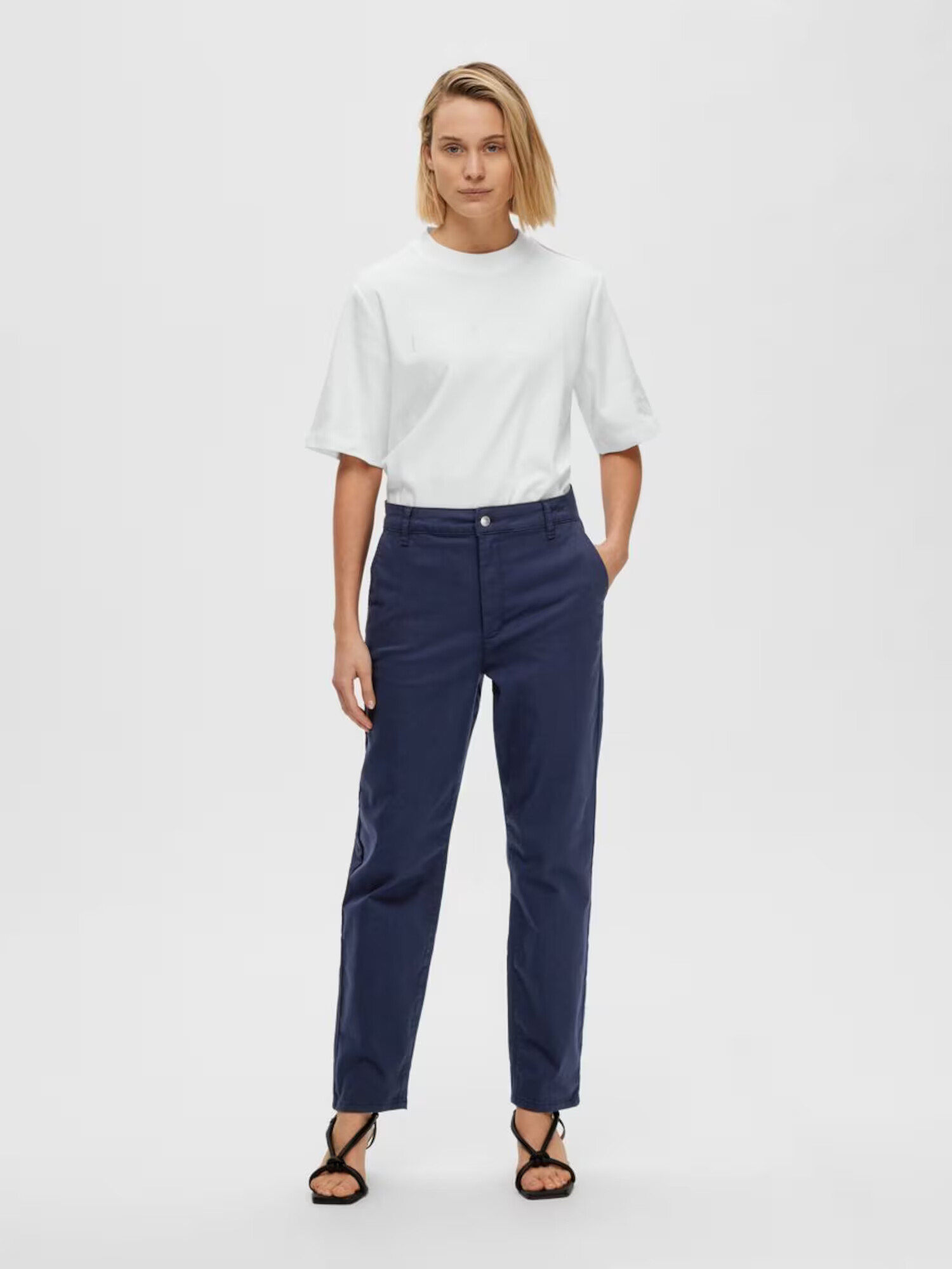 SELECTED FEMME Pantaloni eleganți 'Marina' bleumarin - Pled.ro