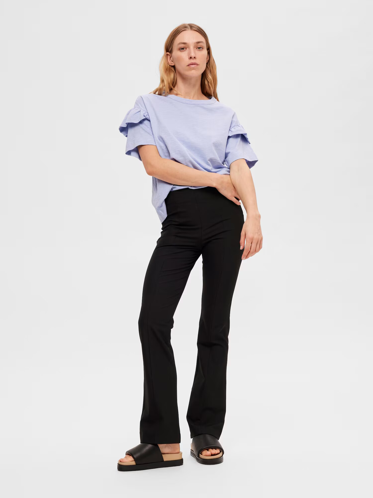 SELECTED FEMME Pantaloni 'Eliana' negru - Pled.ro