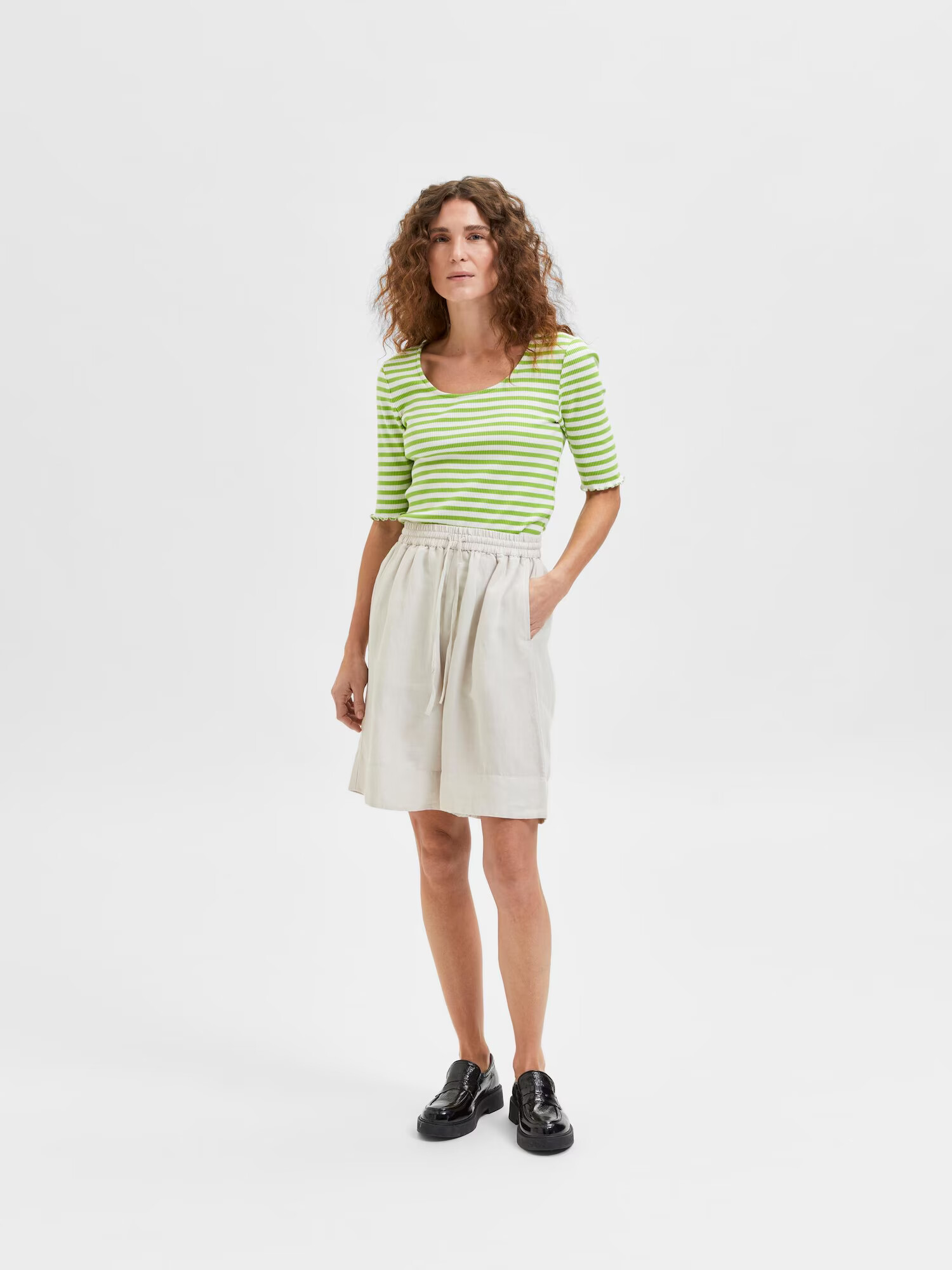 SELECTED FEMME Pantaloni 'Lena' bej - Pled.ro