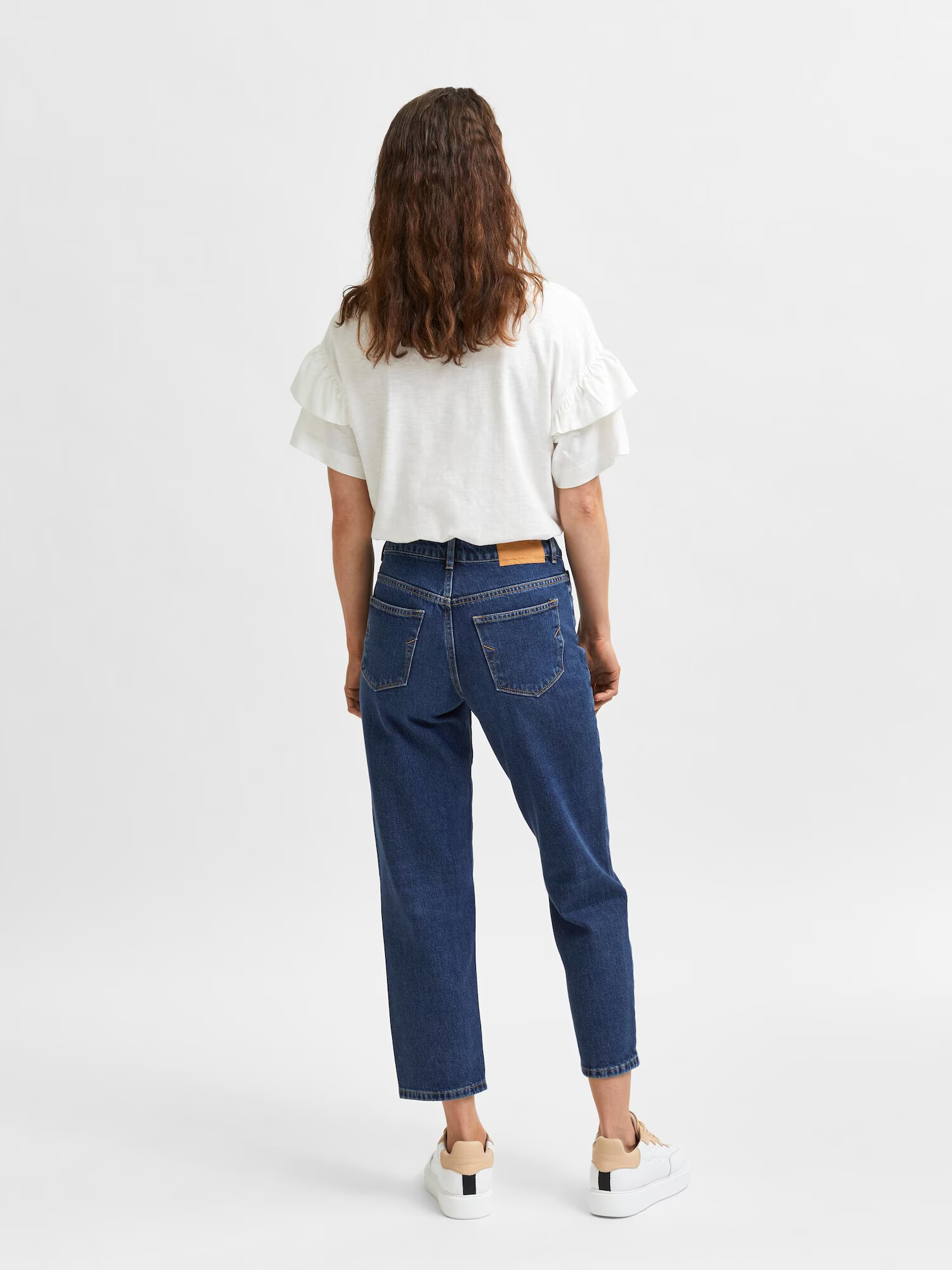 Selected Femme Petite Jeans 'Lyda' albastru închis - Pled.ro