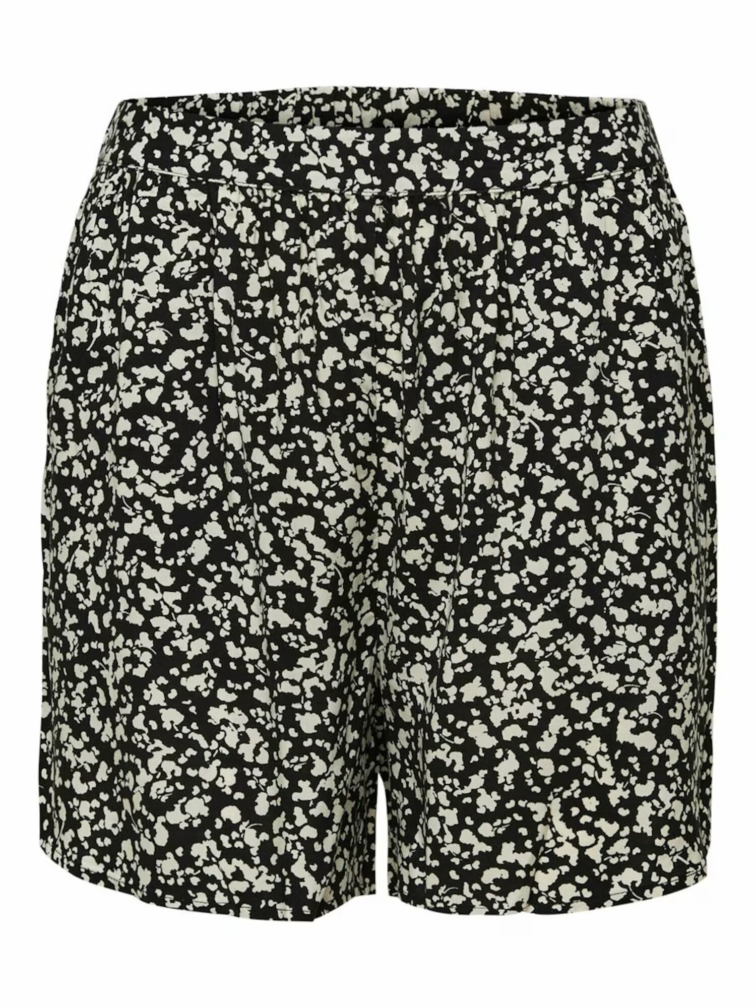 Selected Femme Petite Pantaloni 'SLFUMA' negru / alb - Pled.ro