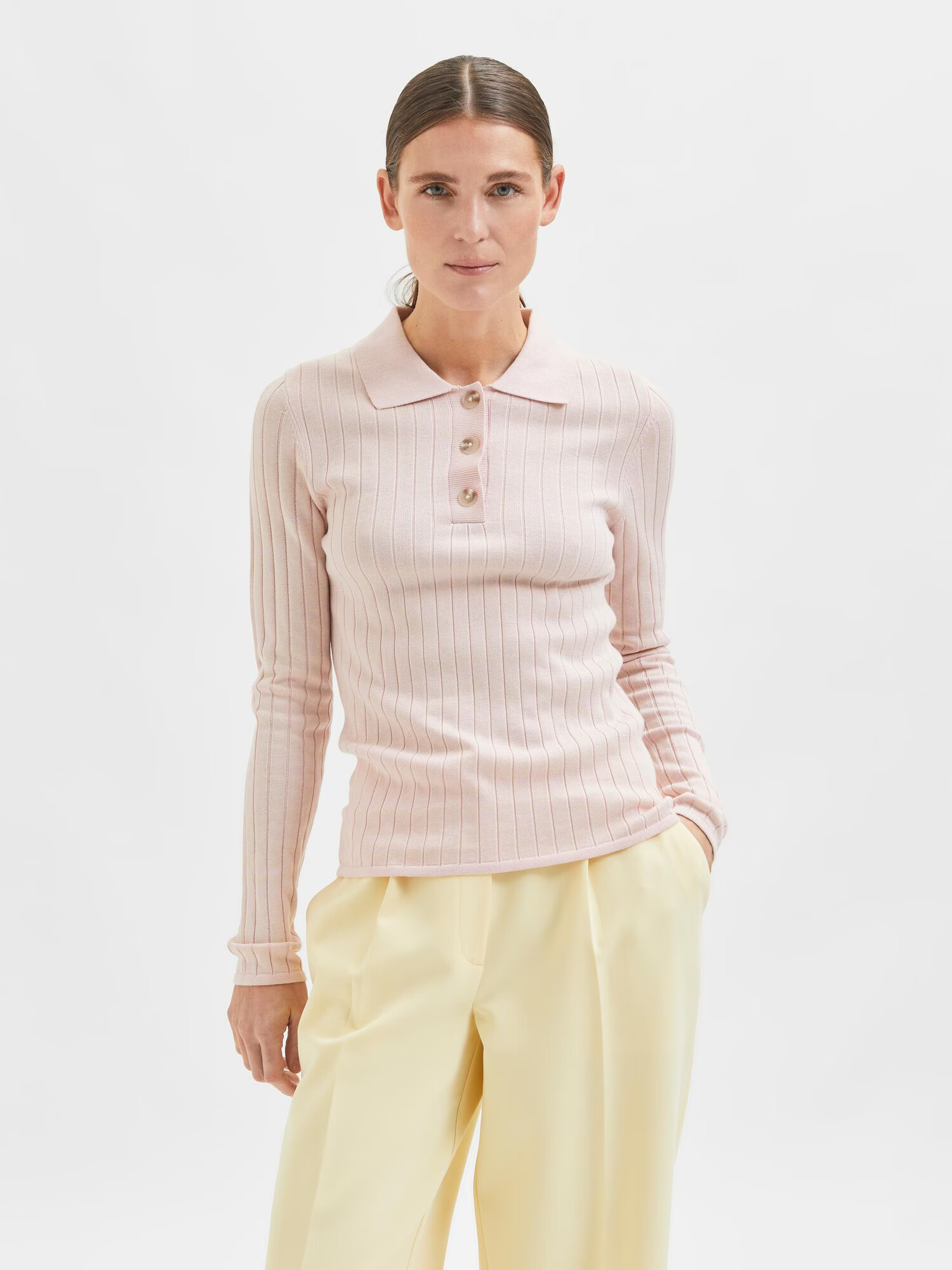 SELECTED FEMME Pulover 'Kirana' roz pastel - Pled.ro