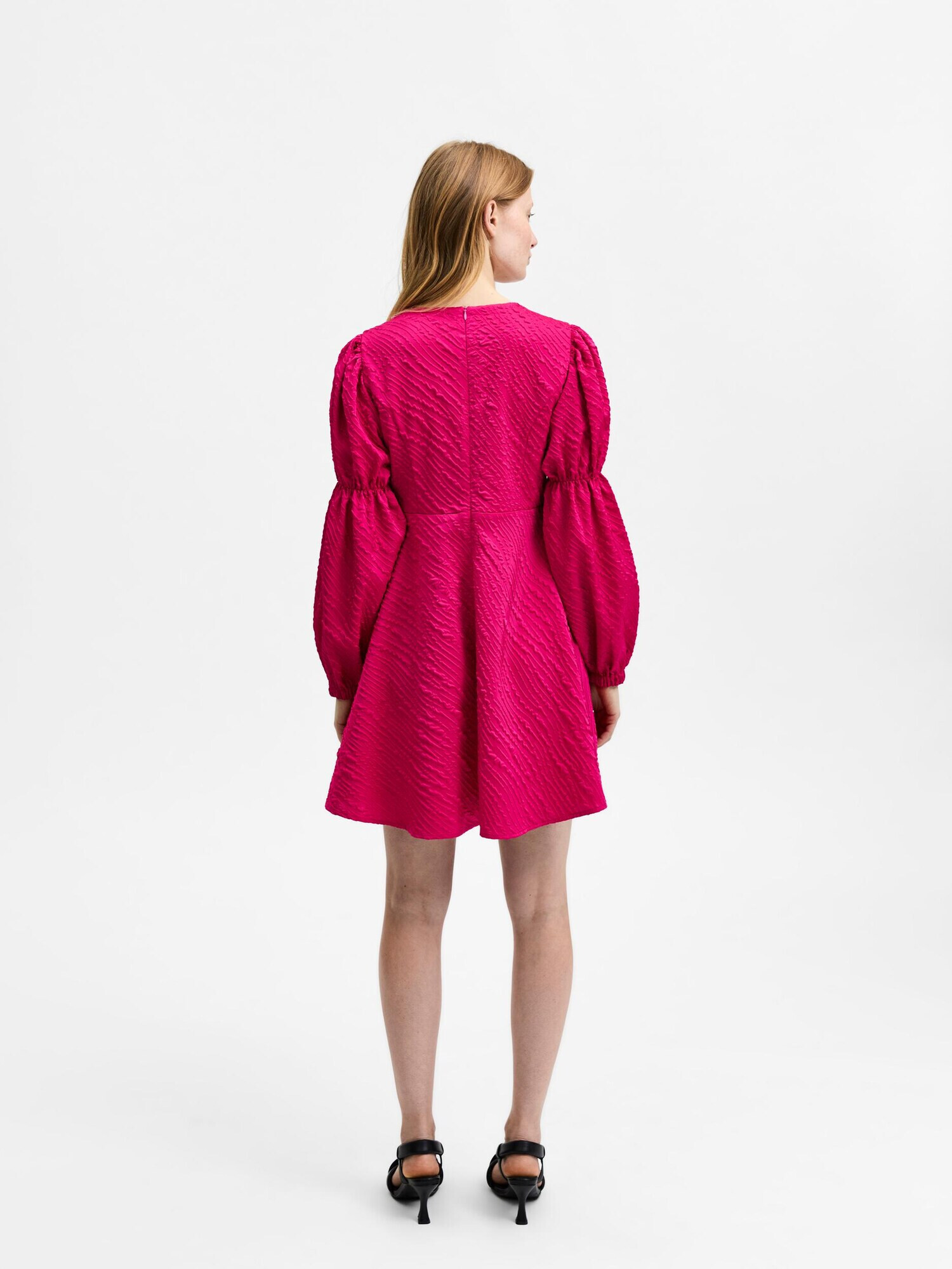 SELECTED FEMME Rochie fucsia - Pled.ro