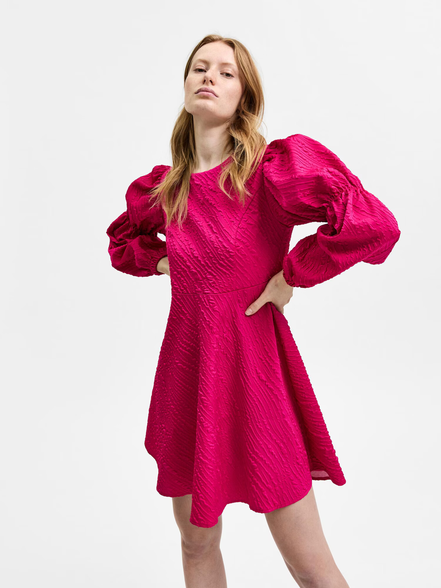 SELECTED FEMME Rochie fucsia - Pled.ro