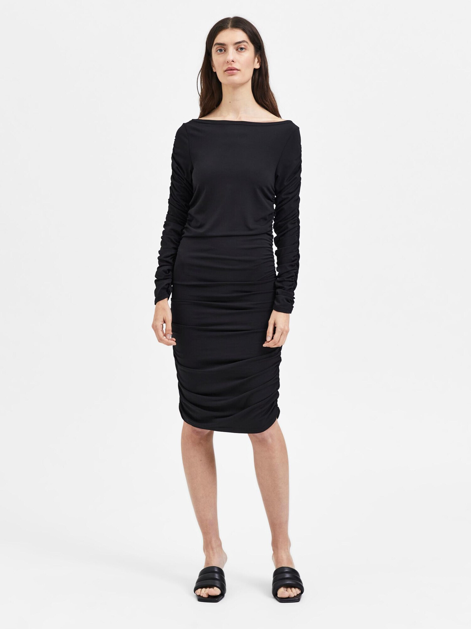 SELECTED FEMME Rochie 'Mace' negru - Pled.ro