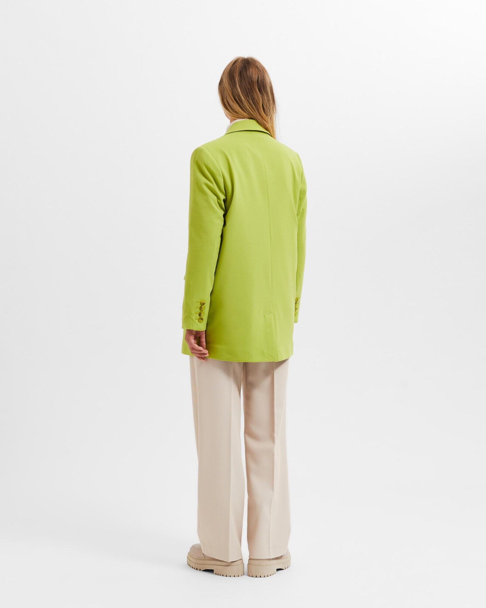 SELECTED FEMME Sacou verde deschis - Pled.ro