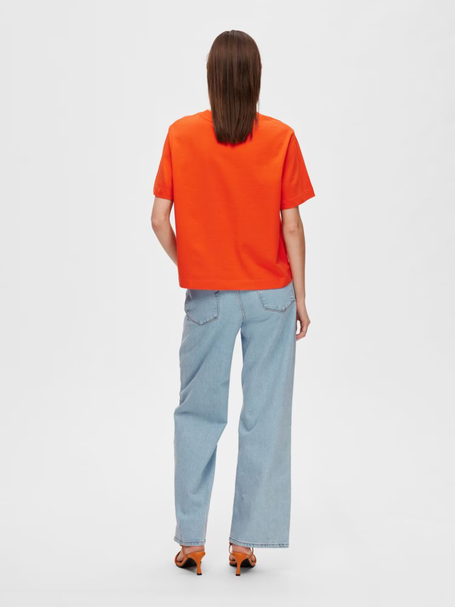 SELECTED FEMME Tricou portocaliu - Pled.ro