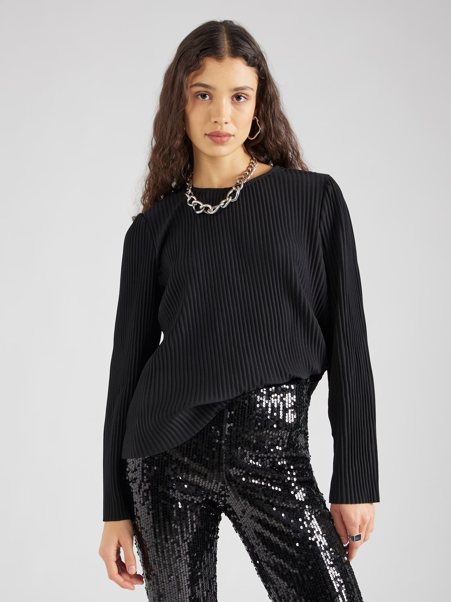 SELECTED FEMME Tricou 'SILLA' negru - Pled.ro