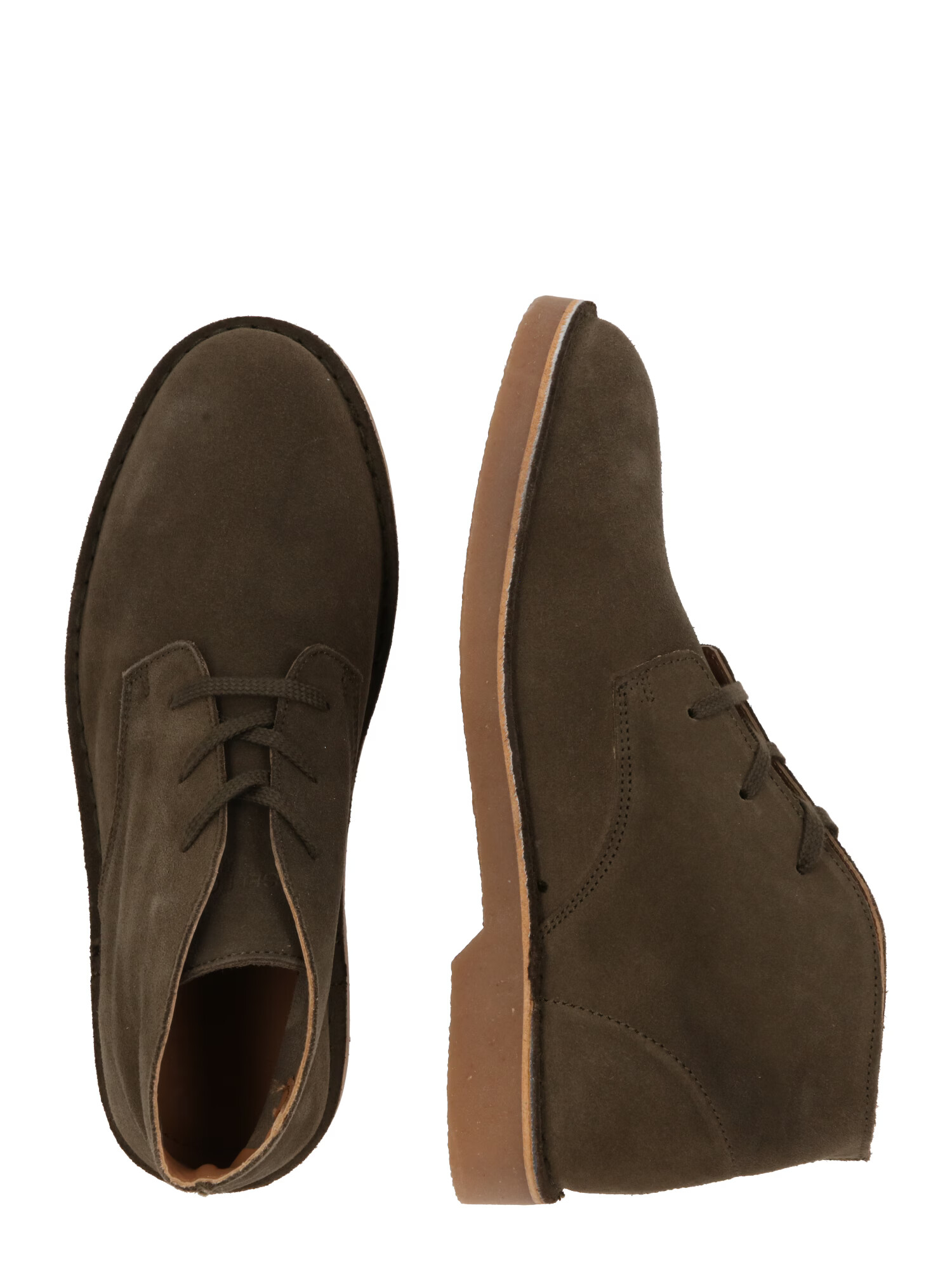 SELECTED HOMME Botine Chukka 'RIGA' kaki - Pled.ro