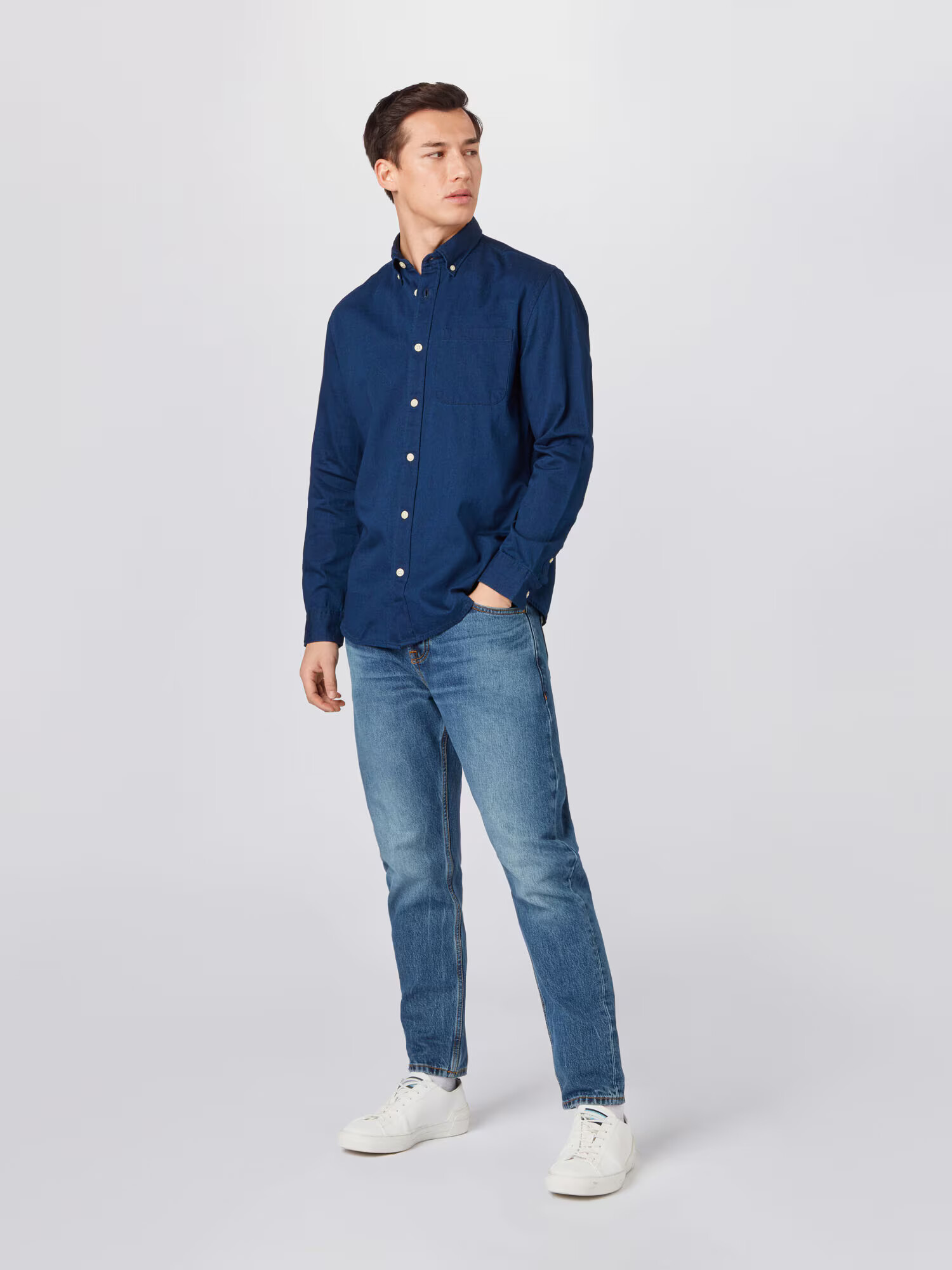 SELECTED HOMME Cămașă 'Rick' albastru denim - Pled.ro