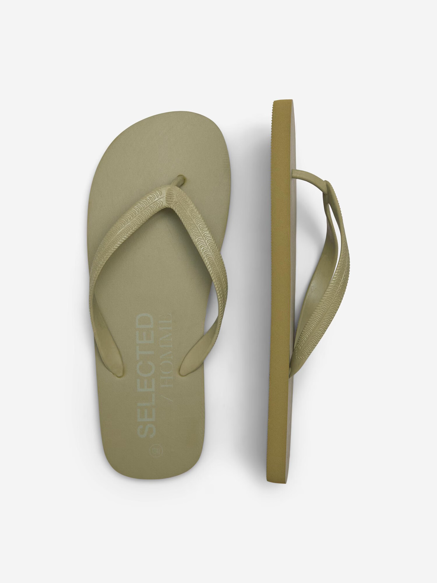 SELECTED HOMME Flip-flops 'Felix' verde - Pled.ro