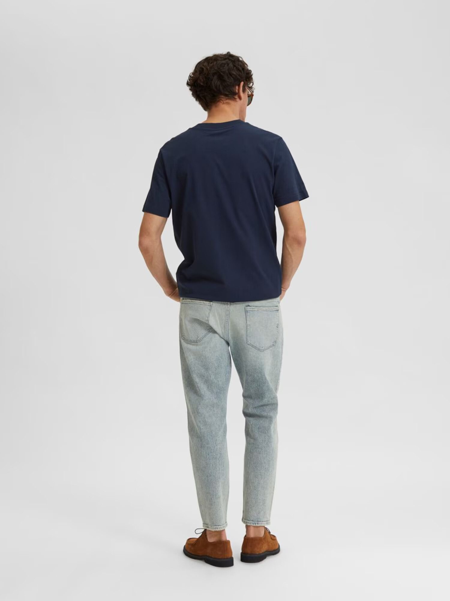 SELECTED HOMME Jeans albastru pastel - Pled.ro