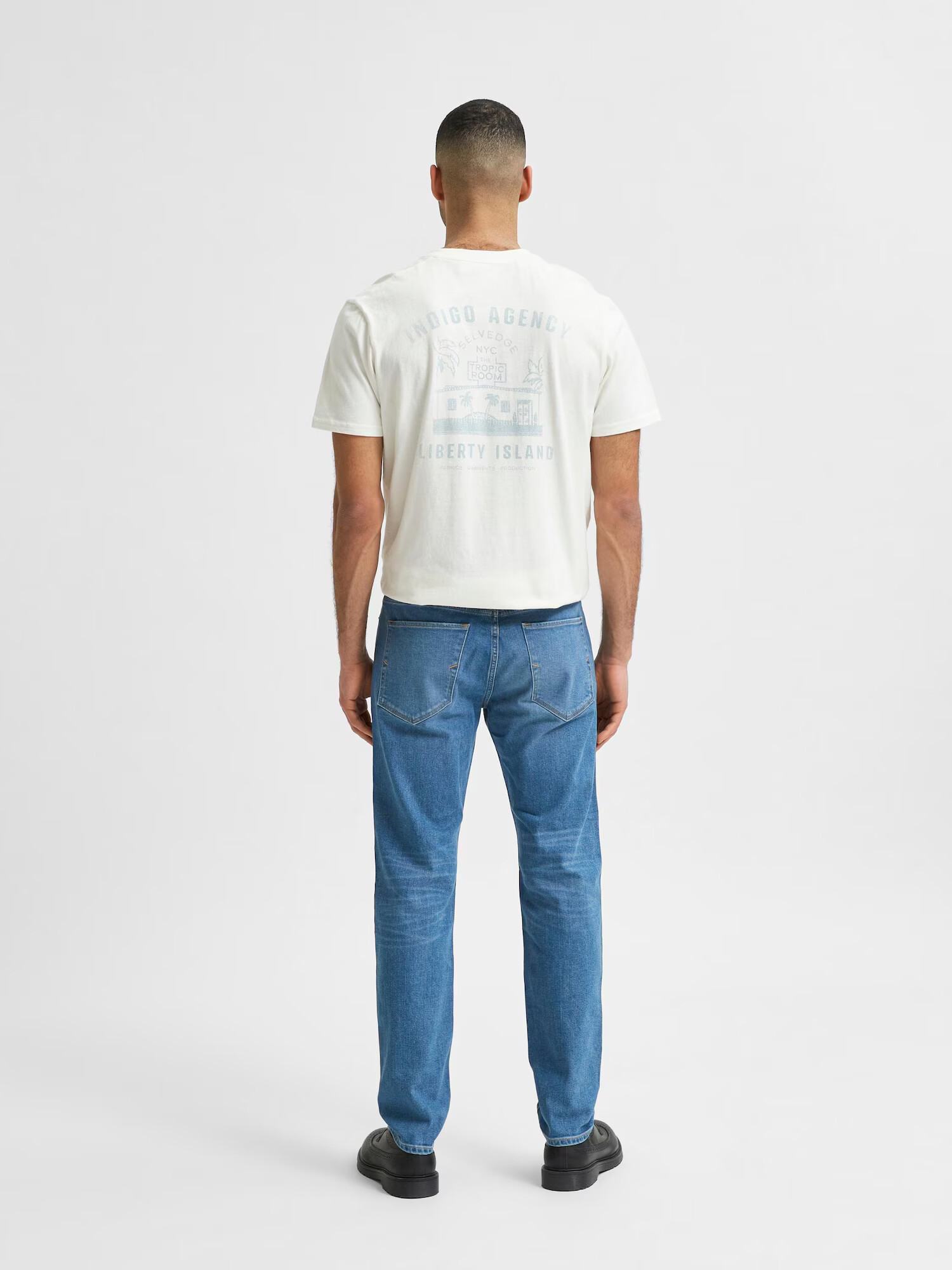 SELECTED HOMME Jeans 'Leon' albastru denim - Pled.ro