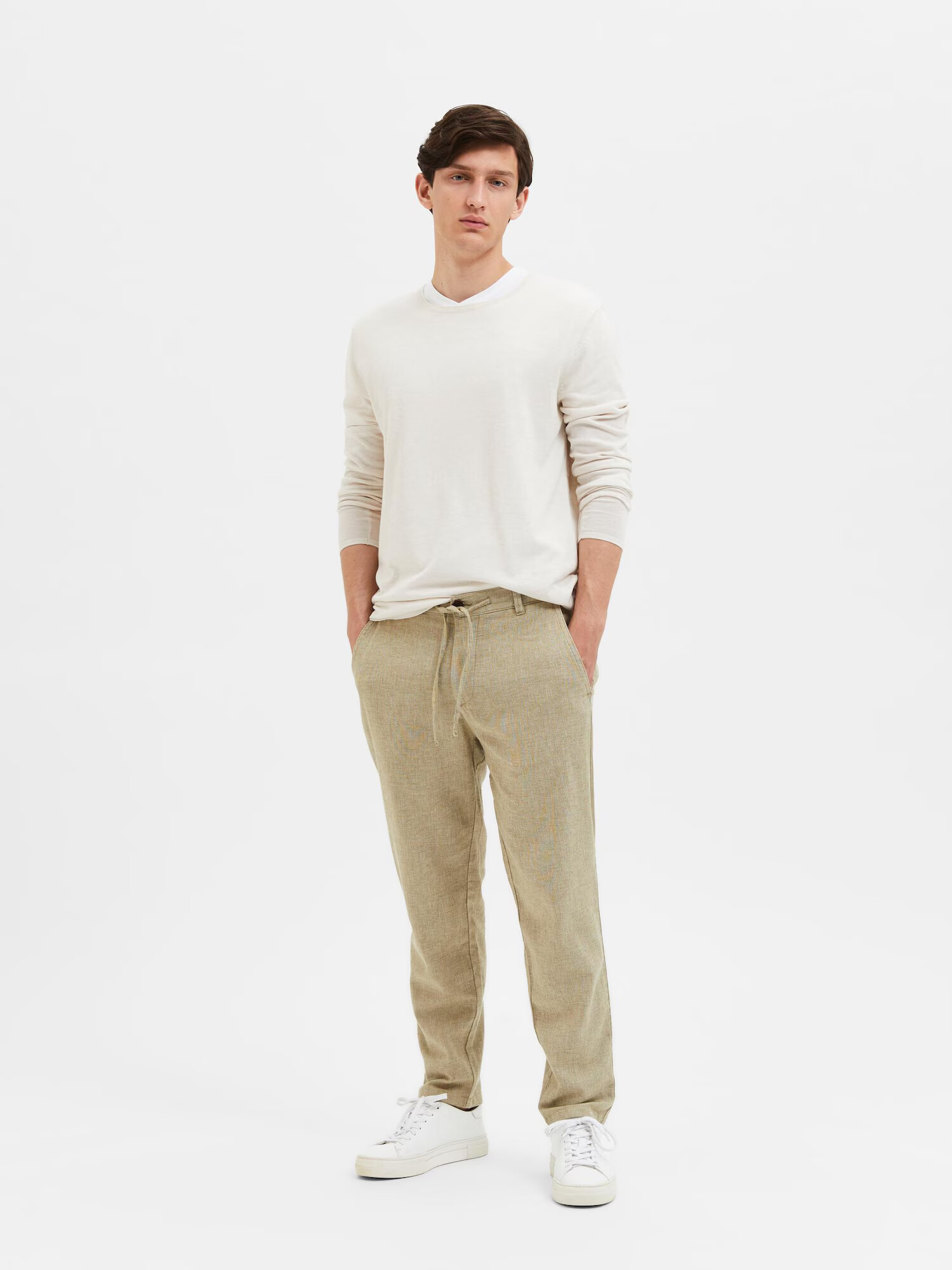 SELECTED HOMME Pantaloni 'Brody' bej - Pled.ro