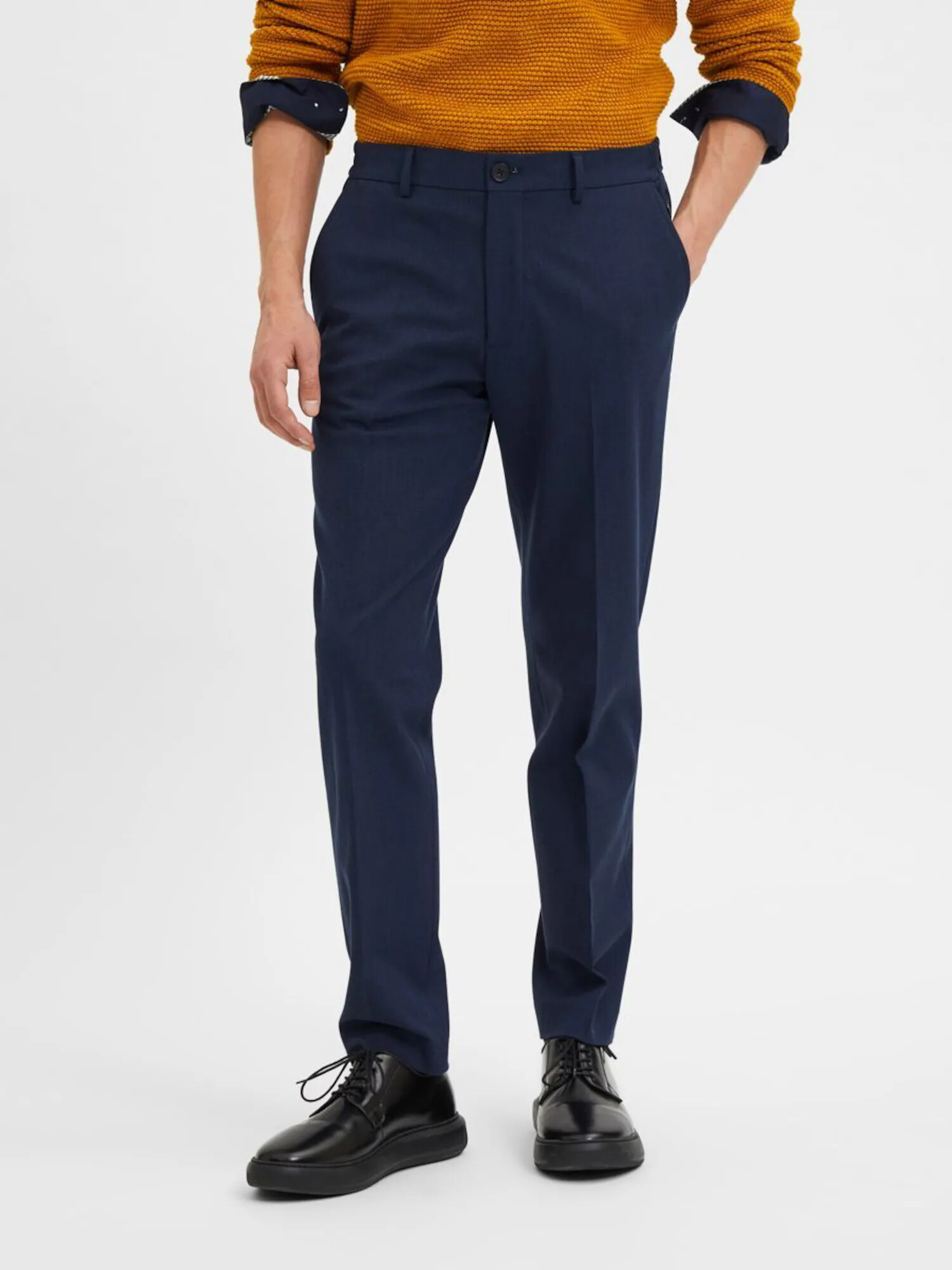 SELECTED HOMME Pantaloni 'Dave' albastru închis - Pled.ro