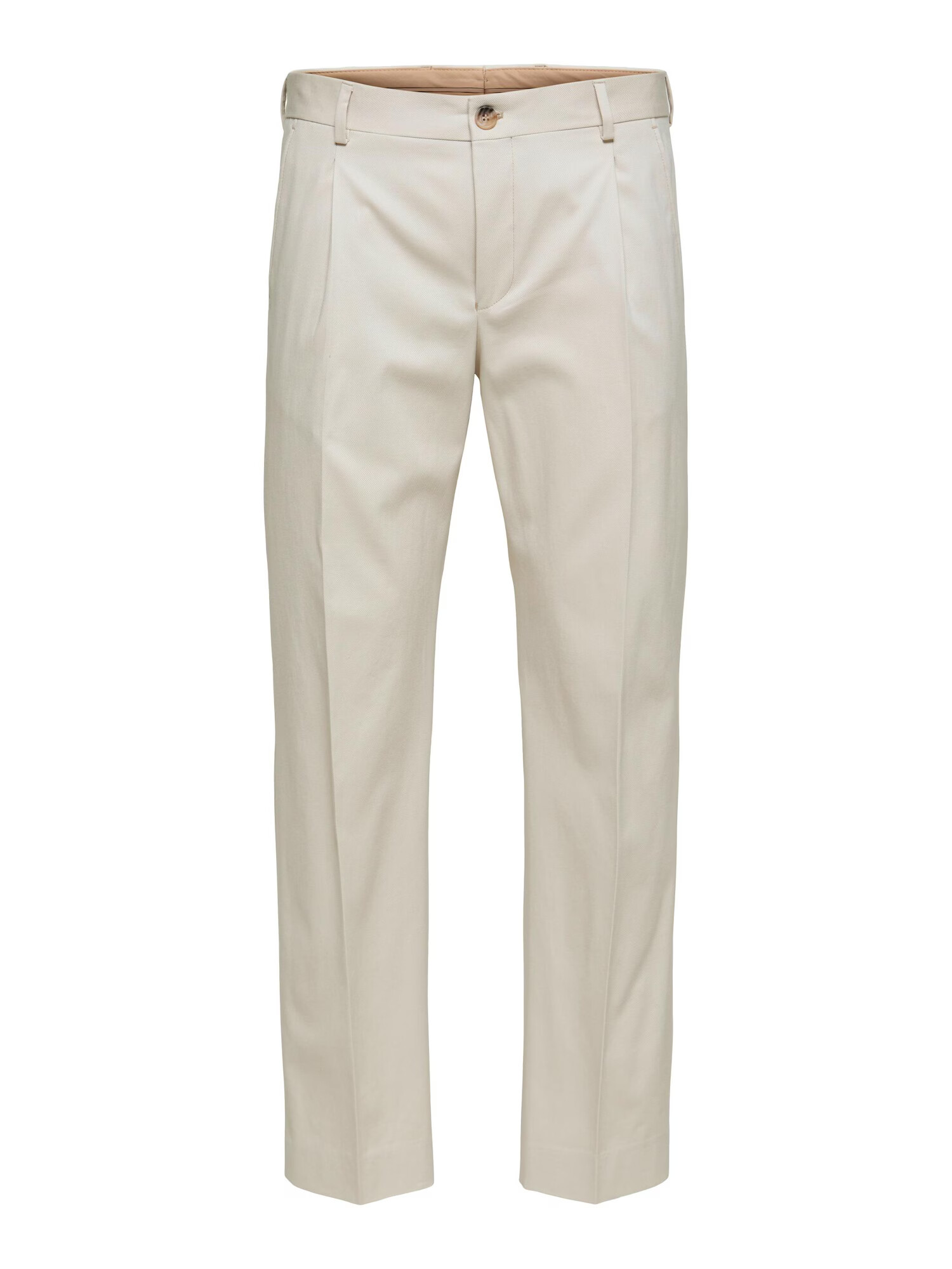 SELECTED HOMME Pantaloni cu dungă 'Gibson' crem - Pled.ro