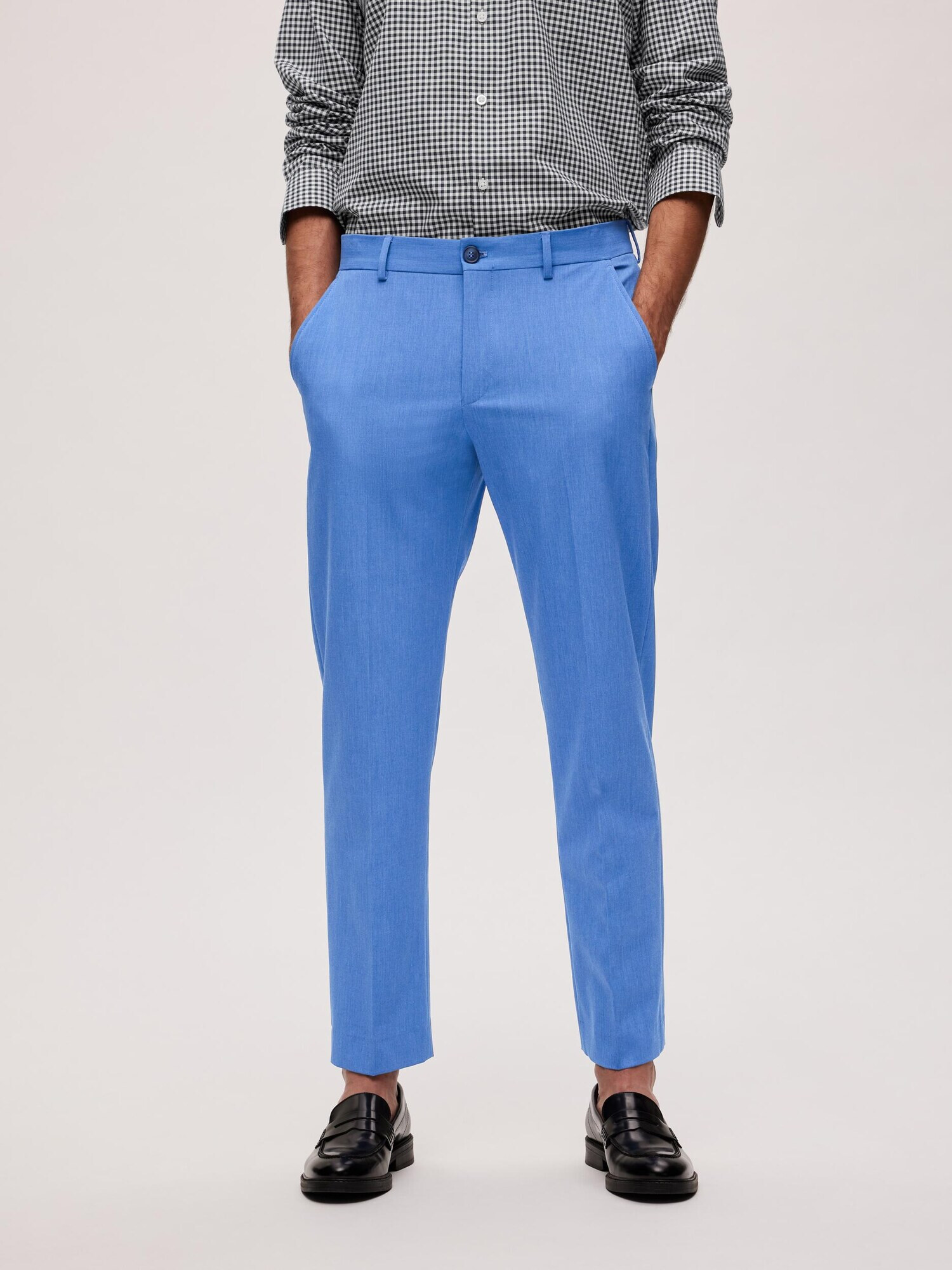 SELECTED HOMME Pantaloni cu dungă 'LIAM' azur - Pled.ro