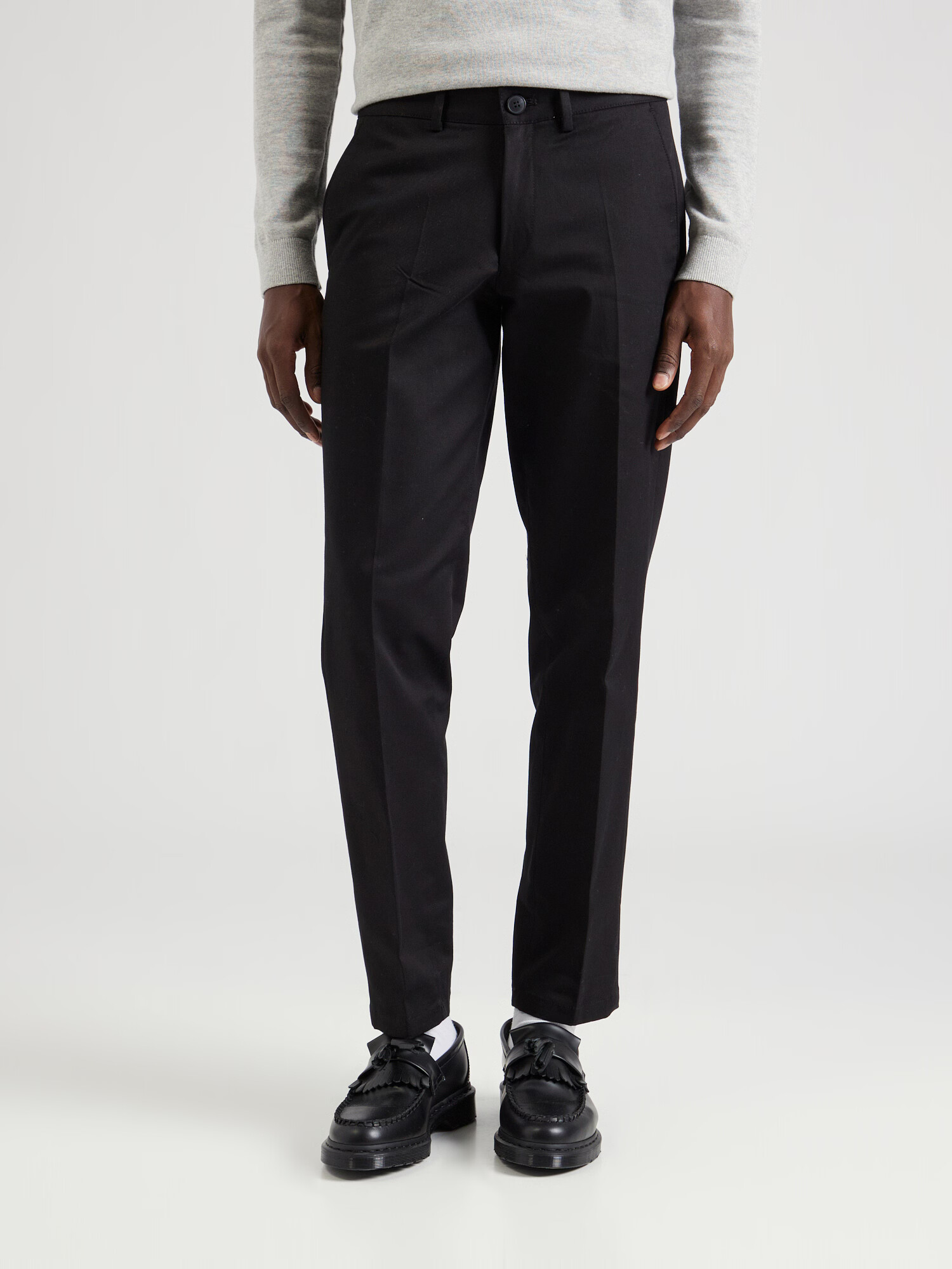 SELECTED HOMME Pantaloni cu dungă 'WILLIAM' negru - Pled.ro