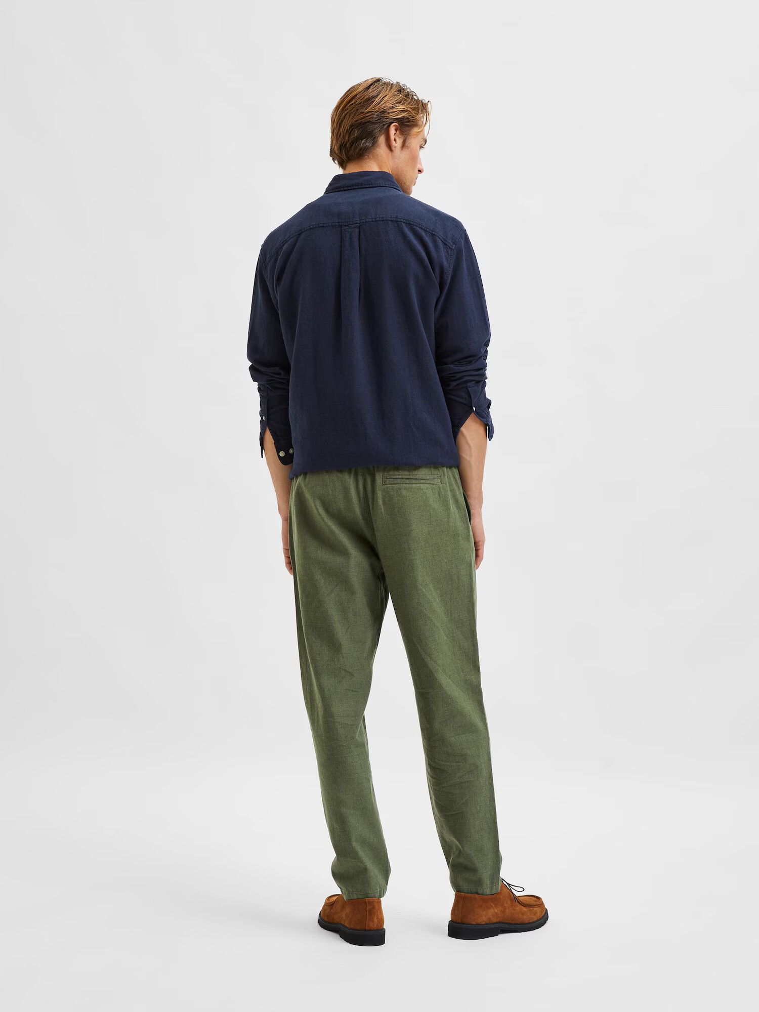 SELECTED HOMME Pantaloni 'Newton' oliv - Pled.ro