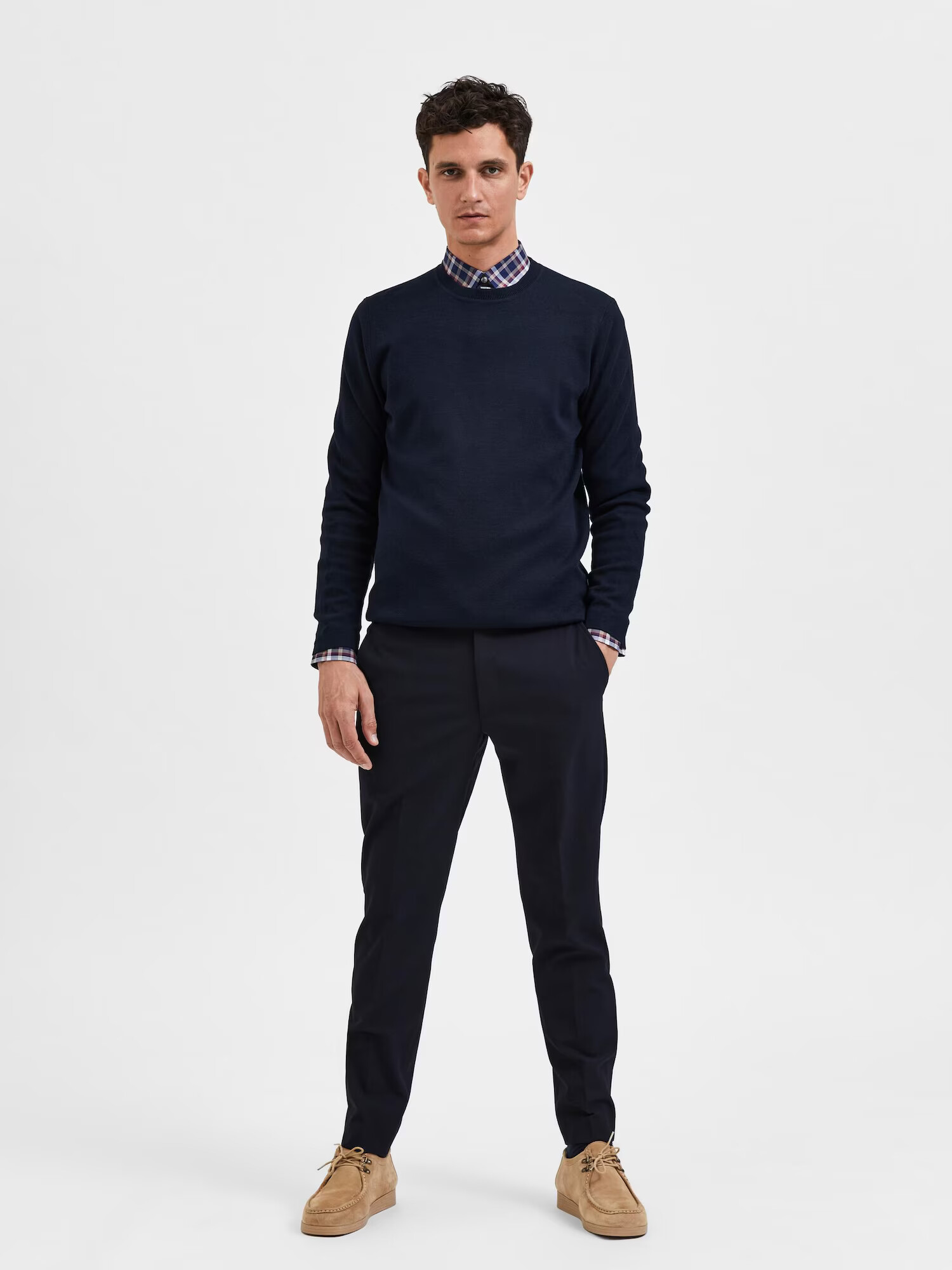 SELECTED HOMME Pantaloni 'OSBY' bleumarin - Pled.ro