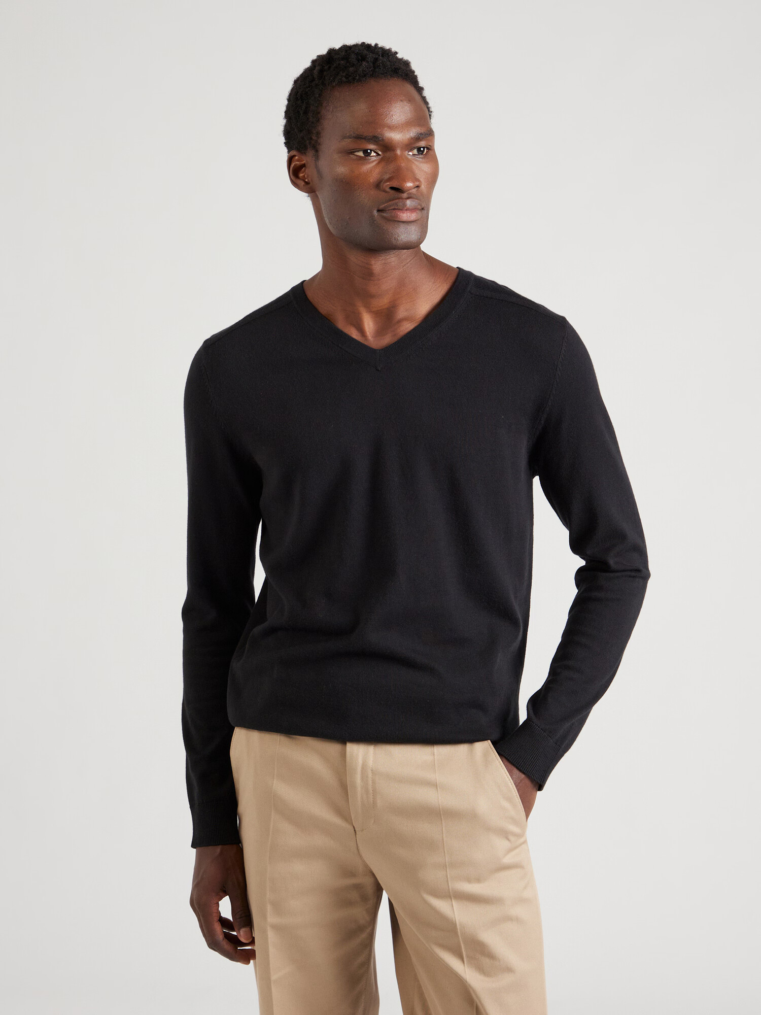 SELECTED HOMME Pulover 'Berg' negru - Pled.ro