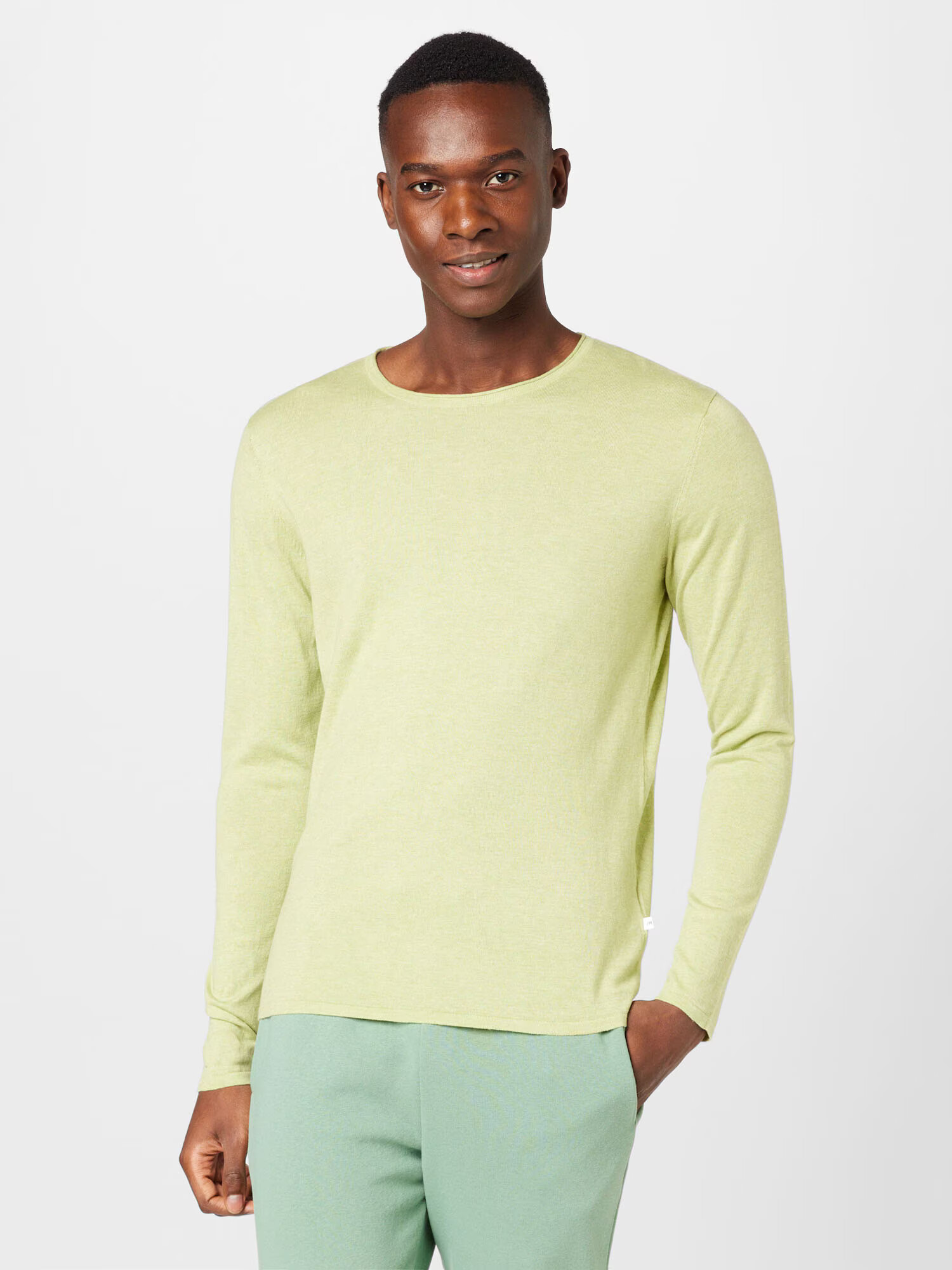 SELECTED HOMME Pulover 'ROME' verde pastel - Pled.ro