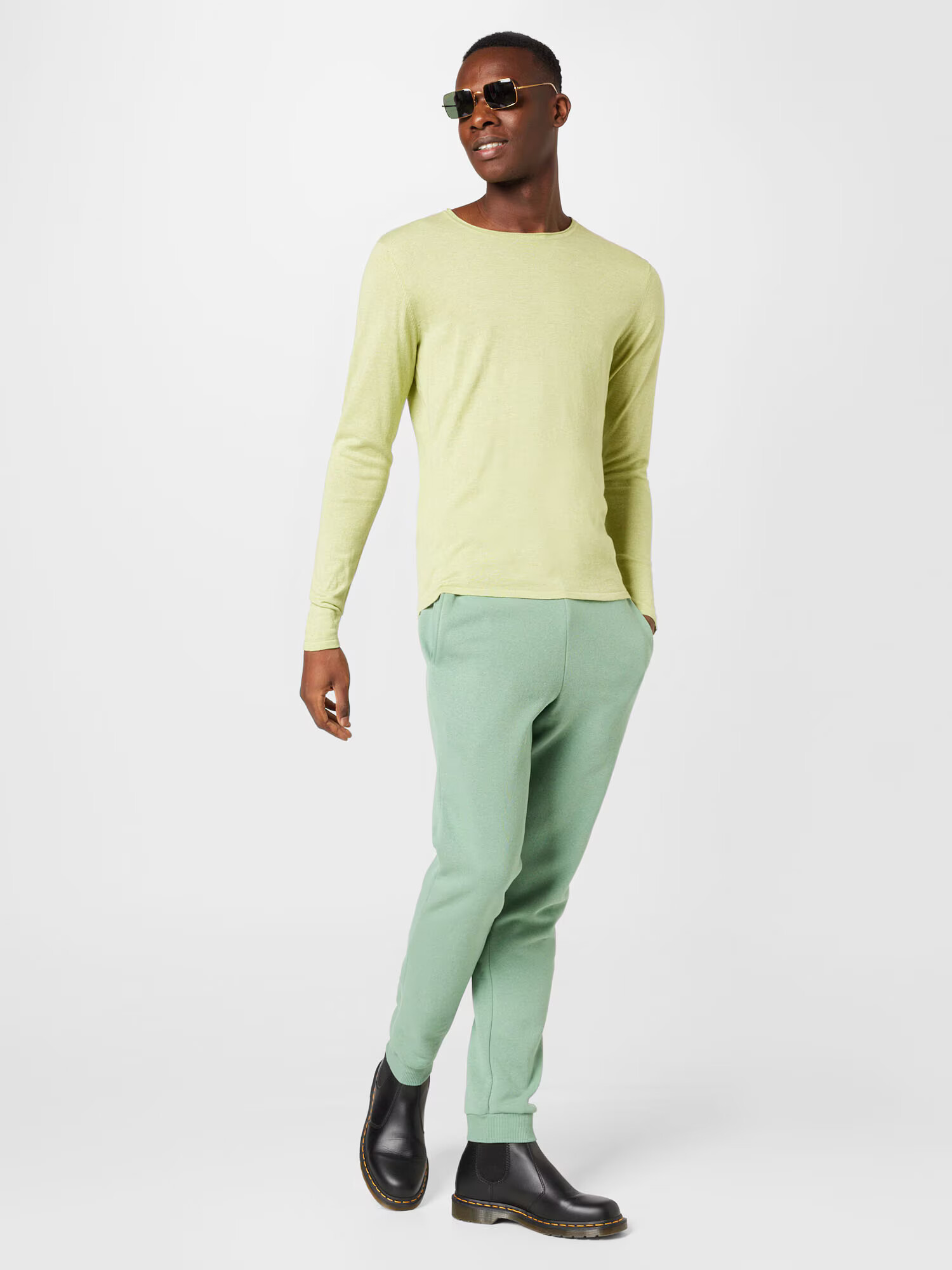 SELECTED HOMME Pulover 'ROME' verde pastel - Pled.ro