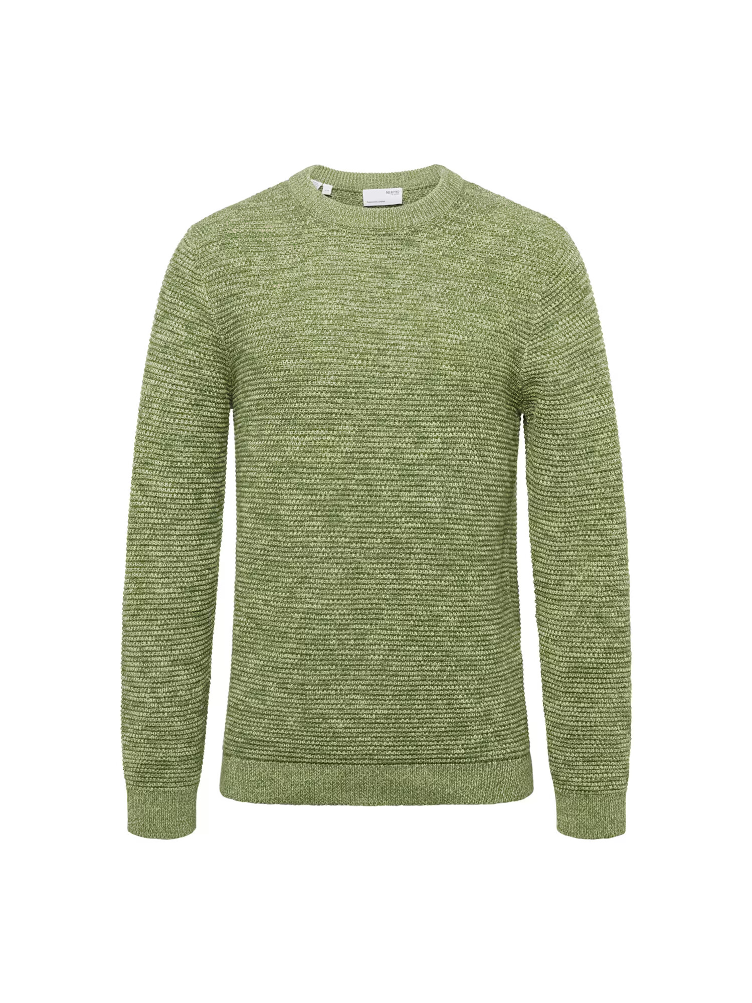 SELECTED HOMME Pulover verde stuf - Pled.ro