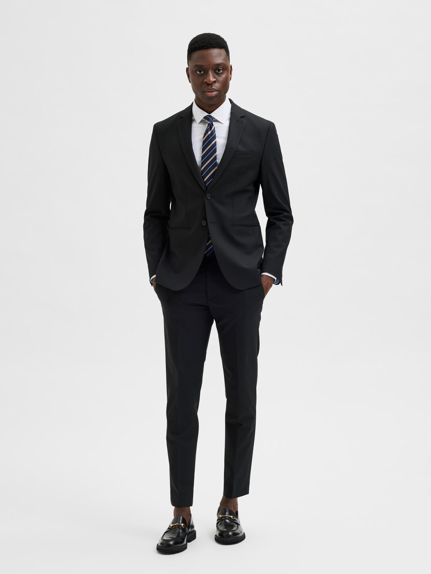 SELECTED HOMME Sacou Business 'Josh' negru - Pled.ro