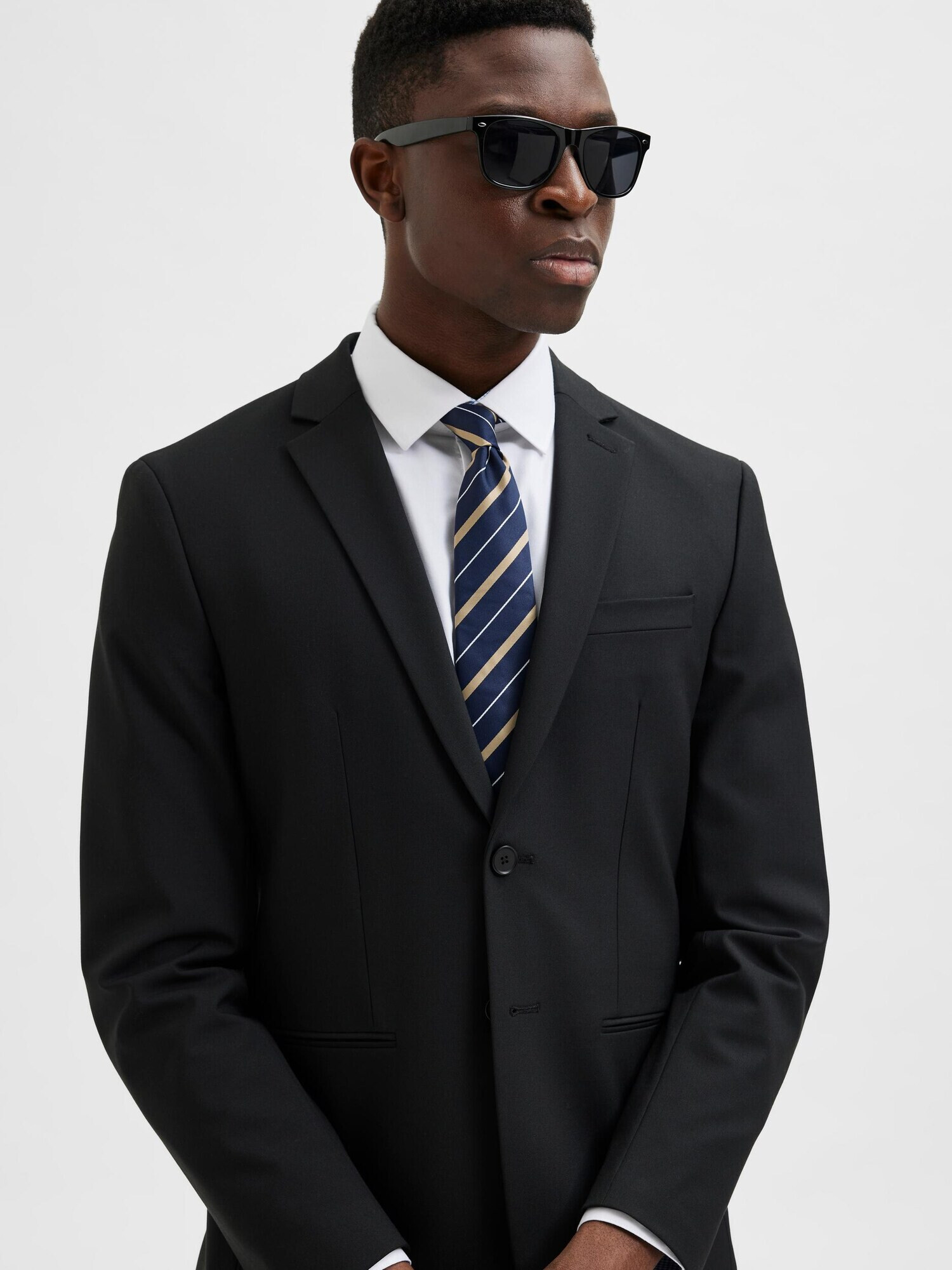 SELECTED HOMME Sacou Business 'Josh' negru - Pled.ro